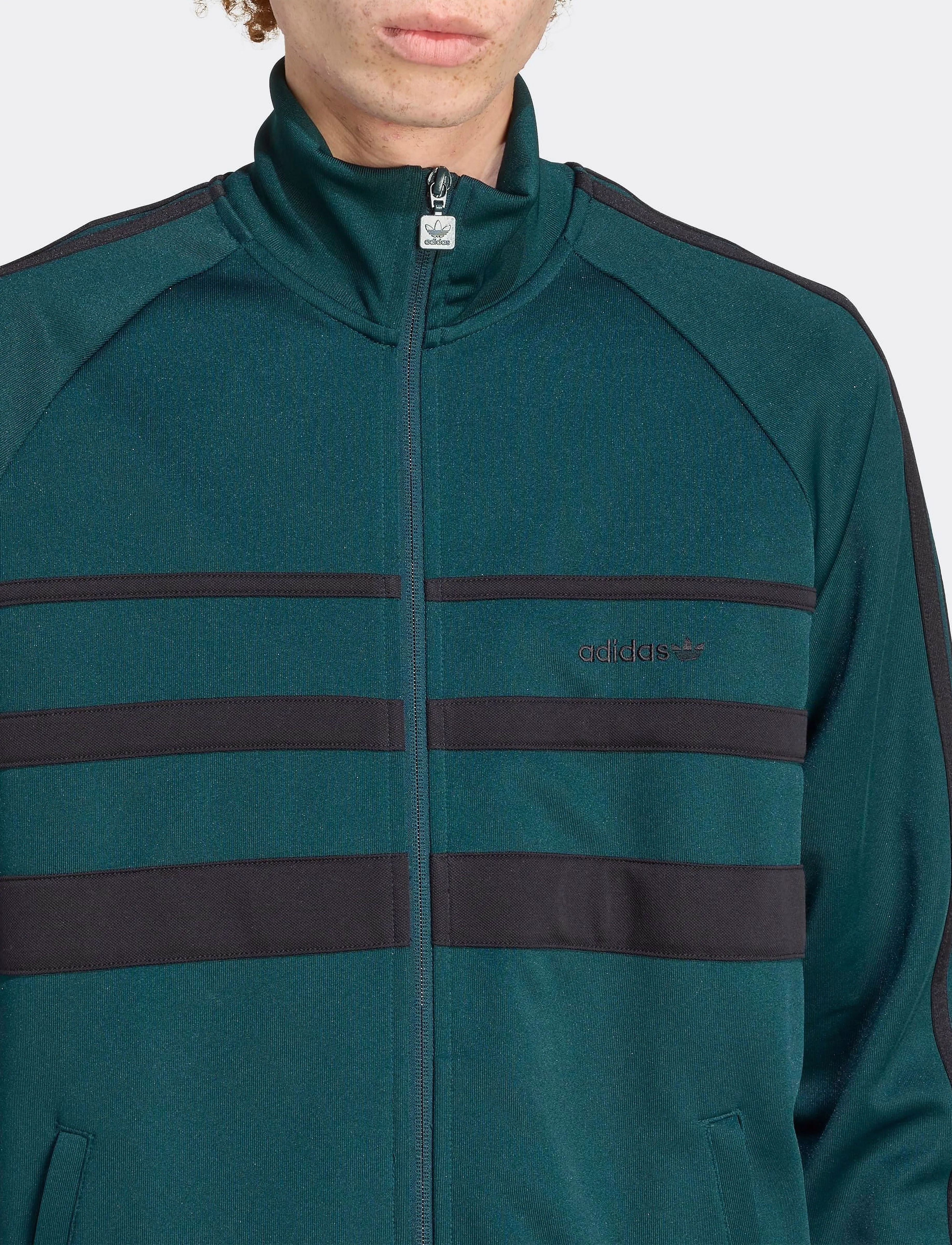 adidas Originals - FIRST TT - toppar - aurivy/black - 2