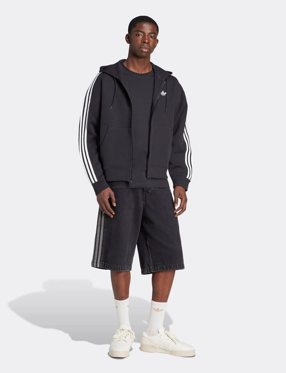 adidas Originals - SPACER HOODIE - overdele - black - 3