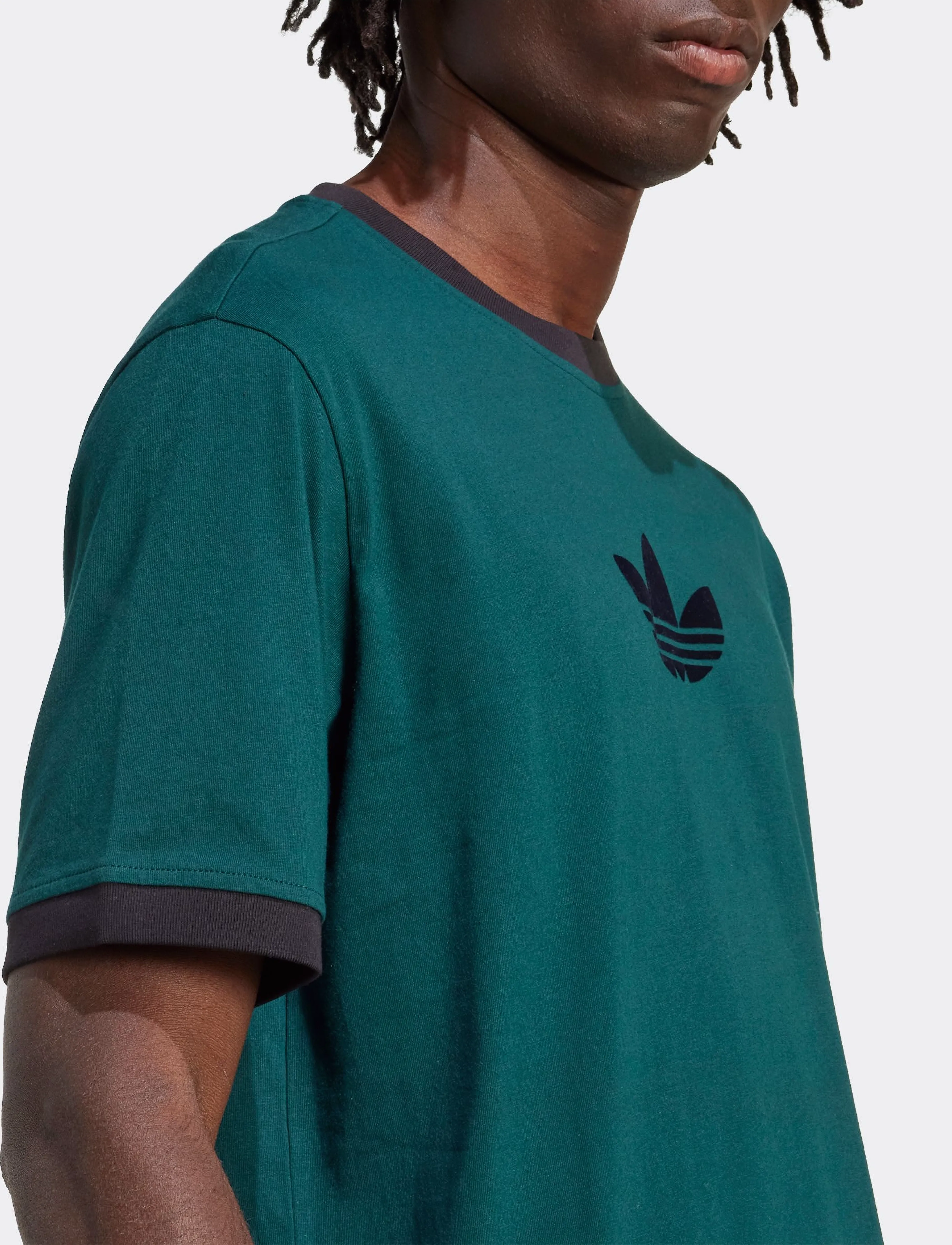 adidas Originals - Oversize tee - tops & t-shirts - aurivy/black - 2