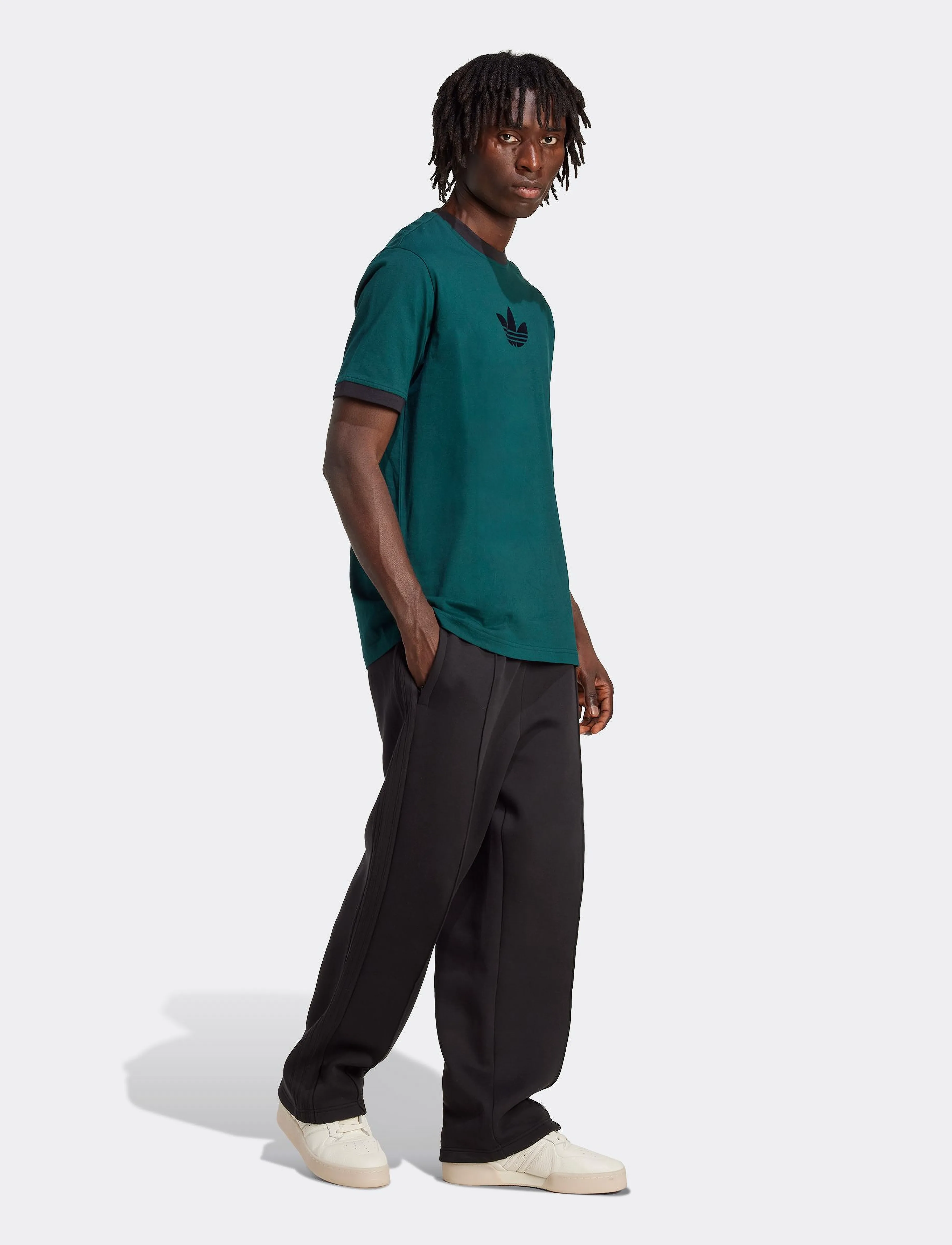 adidas Originals - Oversize tee - tops & t-shirts - aurivy/black - 4