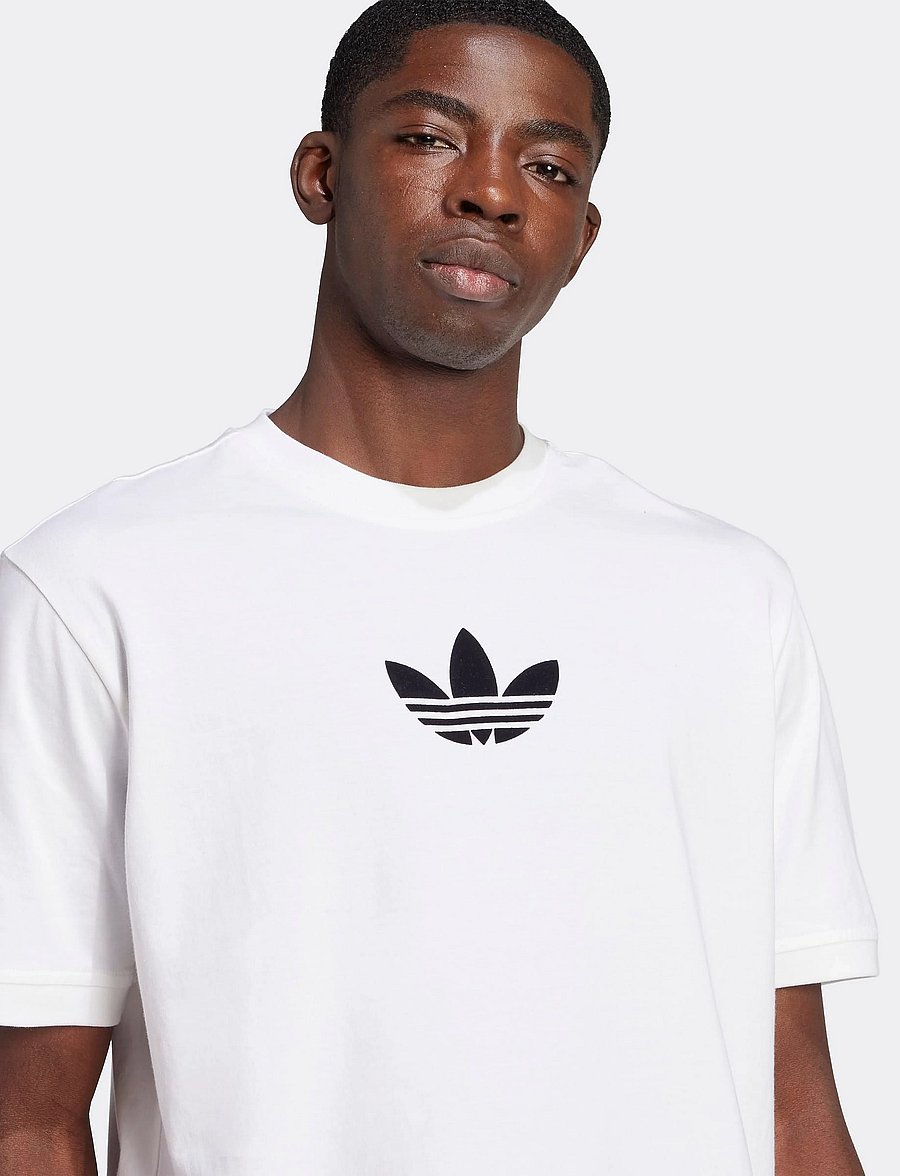 adidas Originals - Oversize tee - t-shirts - white/black - 3