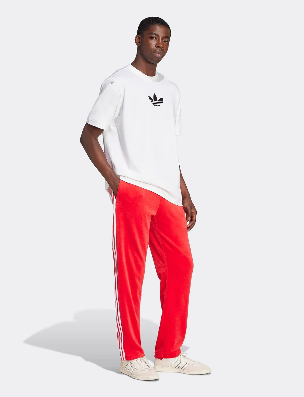 adidas Originals - Oversize tee - tops & t-shirts - white/black - 4