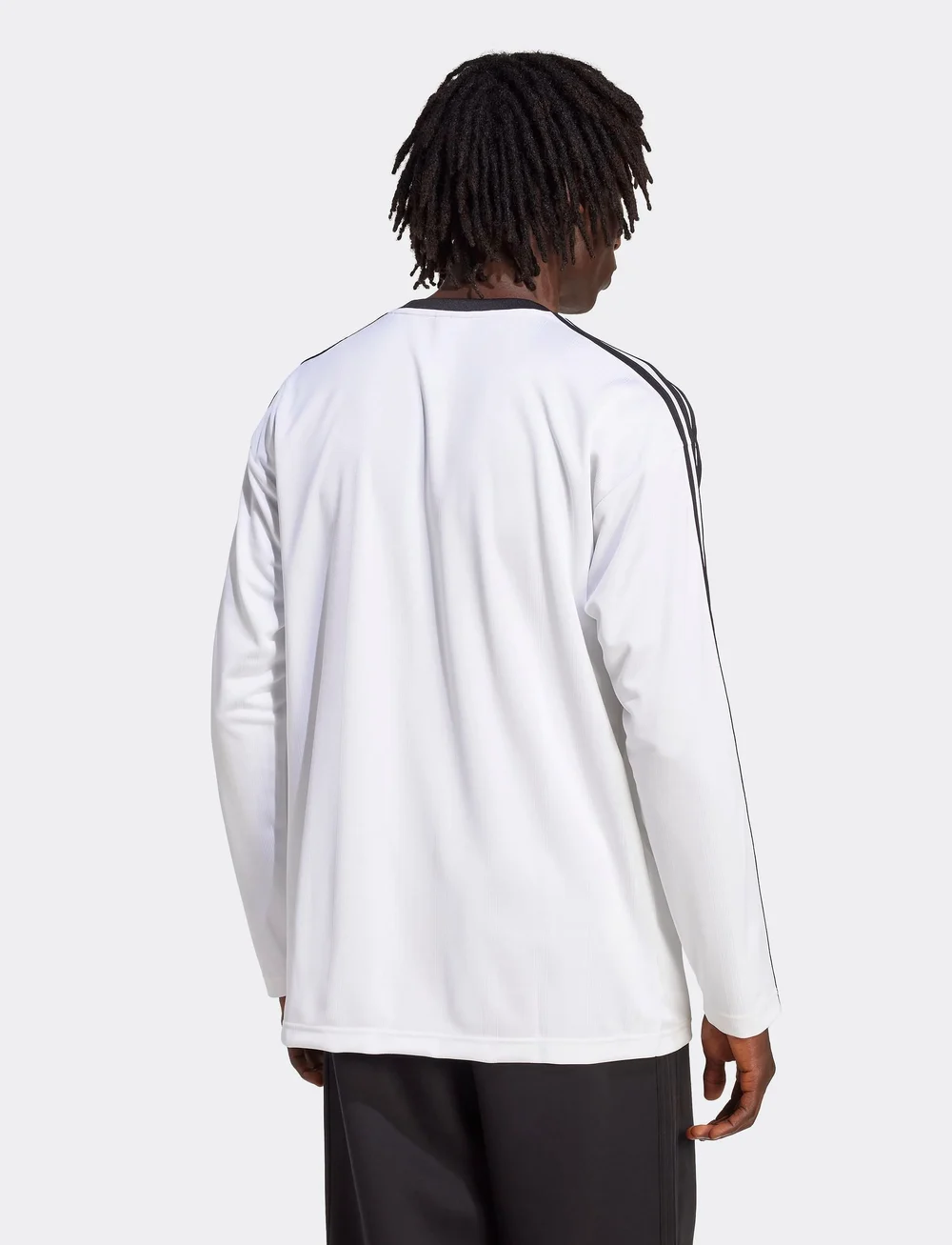 adidas Originals - JACQ JERSEY LS - oberteile & t-shirts - white/black - 5