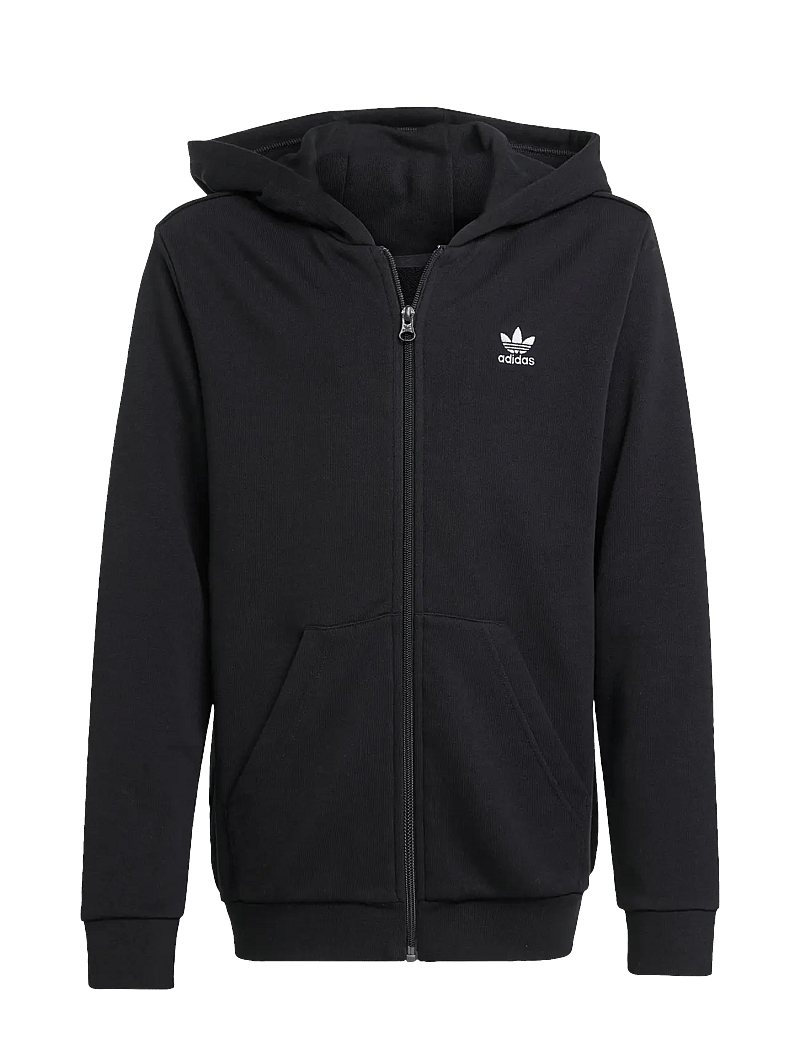 adidas Originals - FULL ZIP HOODIE - džemperi ar kapuci - black/white - 1