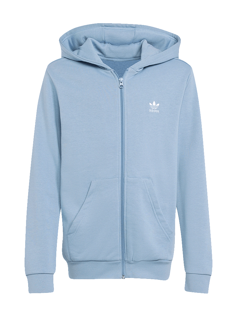 adidas Originals - FULL ZIP HOODIE - hættetrøjer - tacblu/white - 1