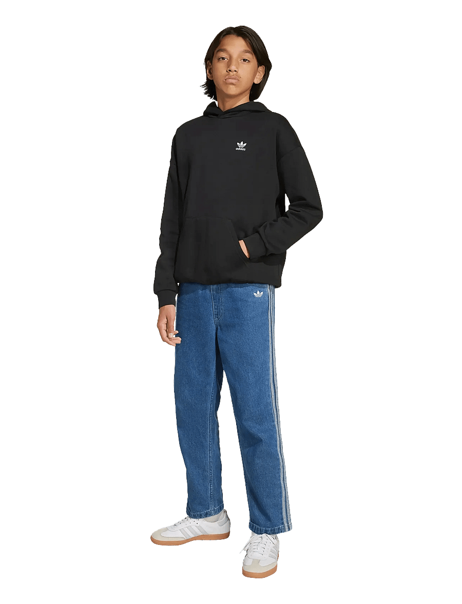adidas Originals - LOOSE HOODIE FL - pulls a capuche - black/white - 0