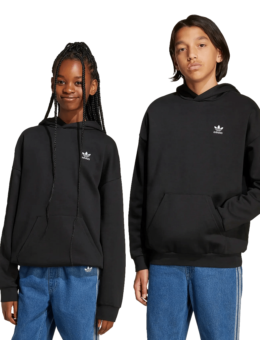 adidas Originals - LOOSE HOODIE FL - pulls a capuche - black/white - 2