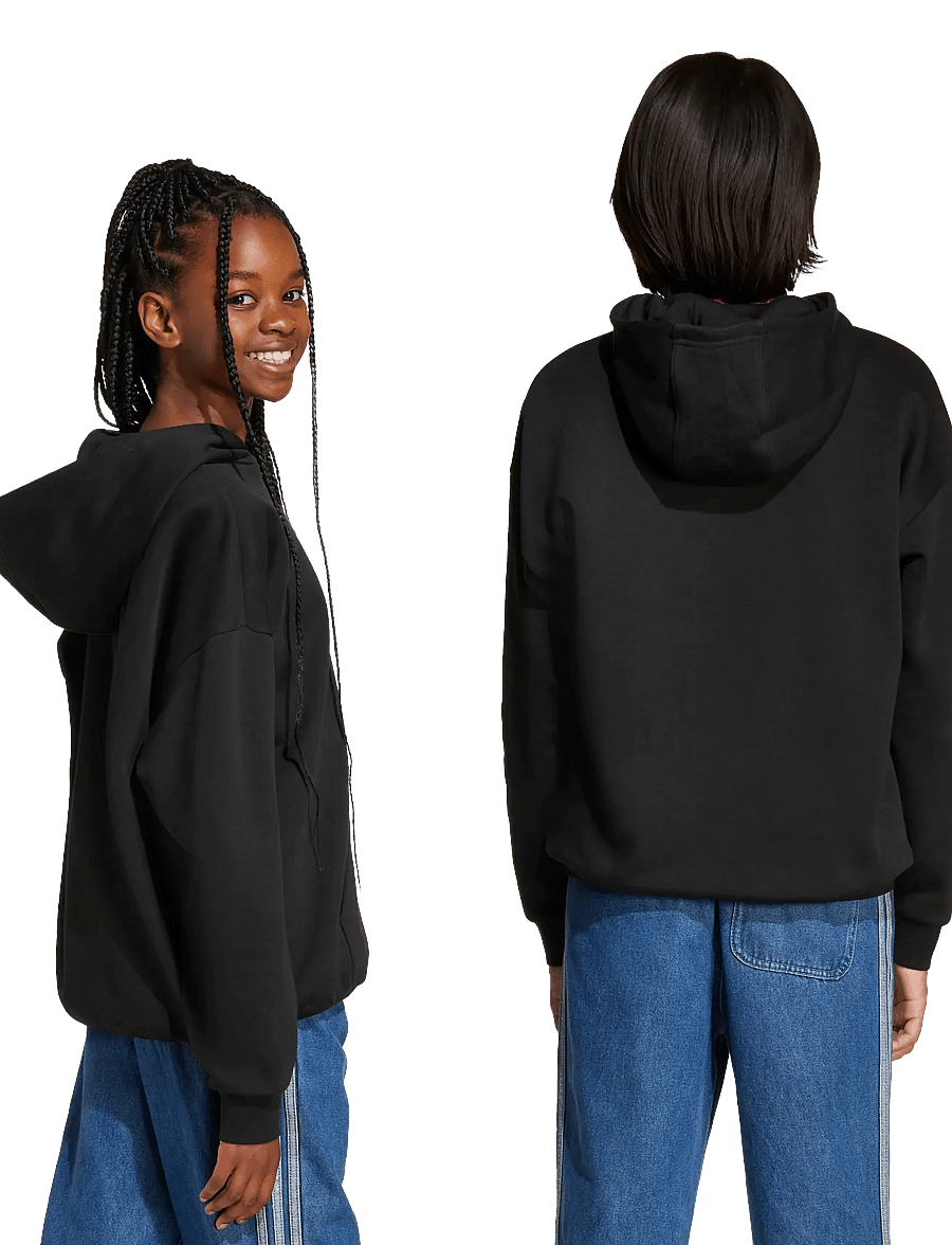 adidas Originals - LOOSE HOODIE FL - pulls a capuche - black/white - 3