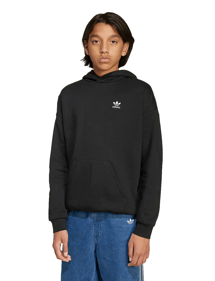 adidas Originals - LOOSE HOODIE FL - pulls a capuche - black/white - 4