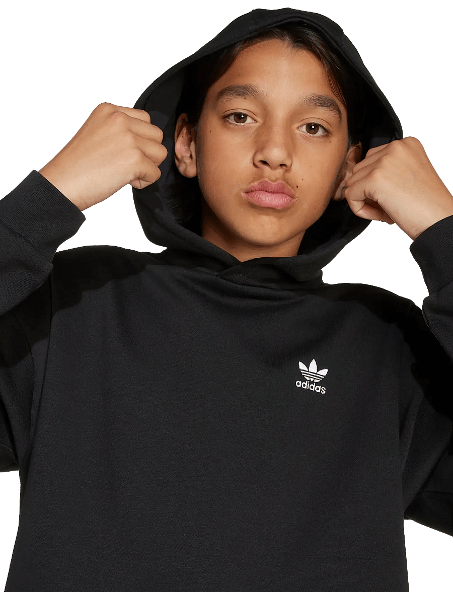 adidas Originals - LOOSE HOODIE FL - pulls a capuche - black/white - 5