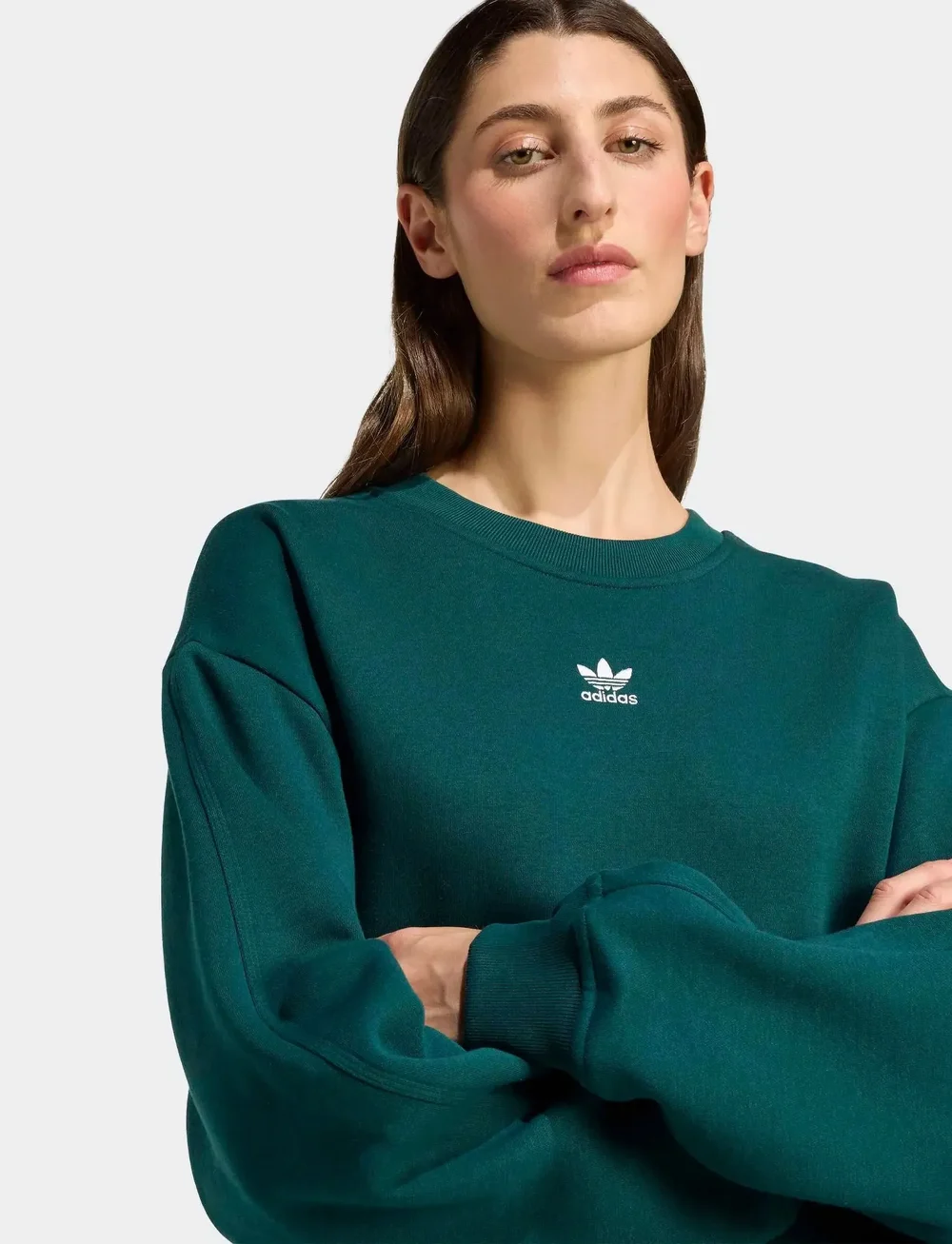 adidas Originals - ESS CREW FL OS - overdele - aurivy - 4