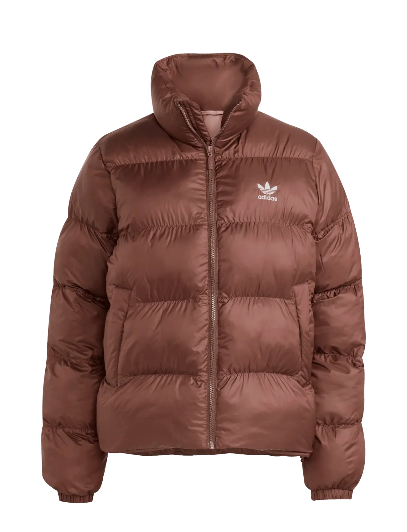 adidas Originals SHORT PUFFER - Jakker - AUBURN / brown