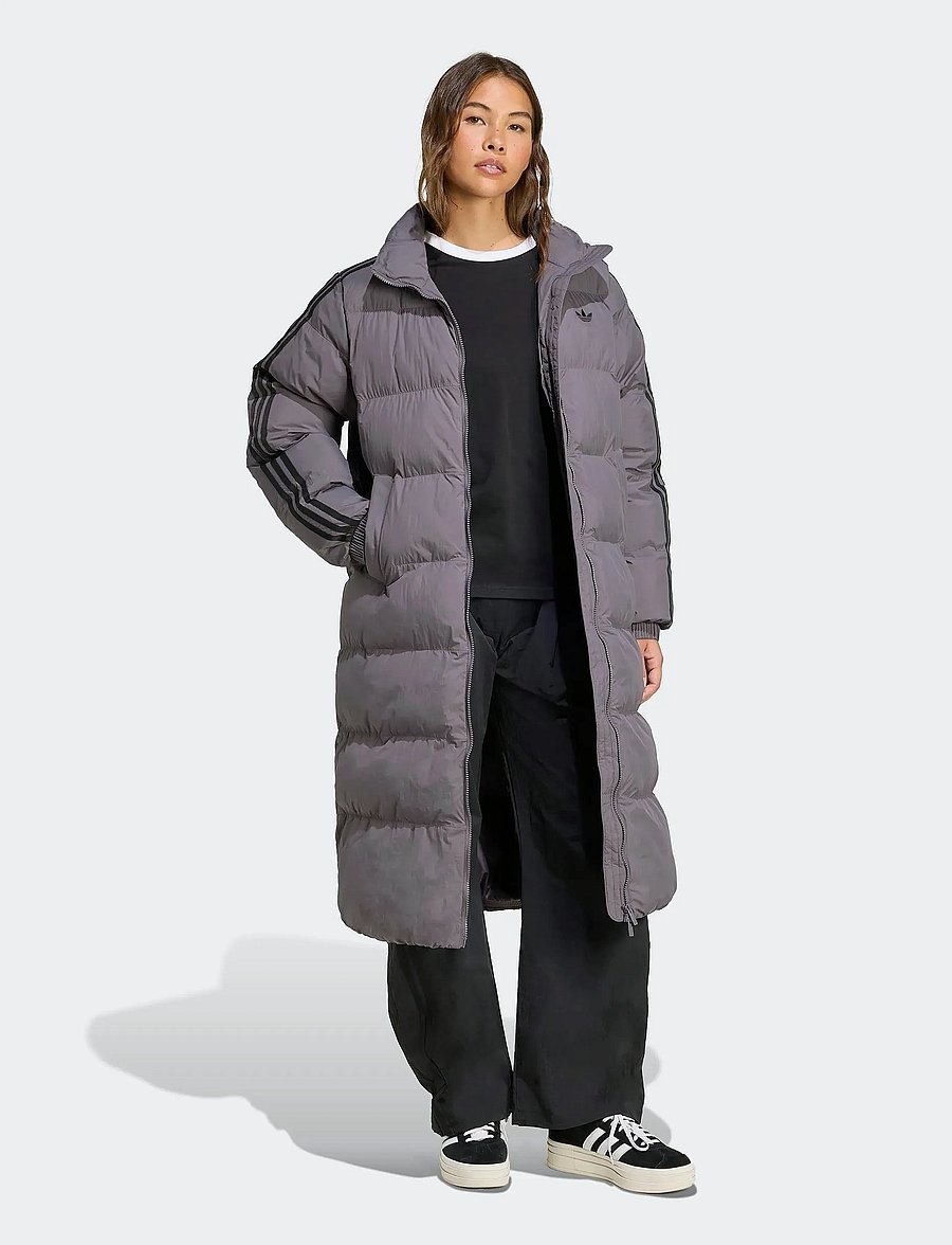 adidas Originals - LONG PUFFER - kurtki zimowe - grestr - 5