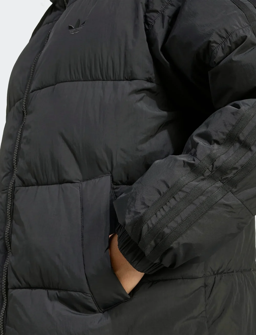 adidas Originals - LONG PUFFER - dunjackor - black - 4