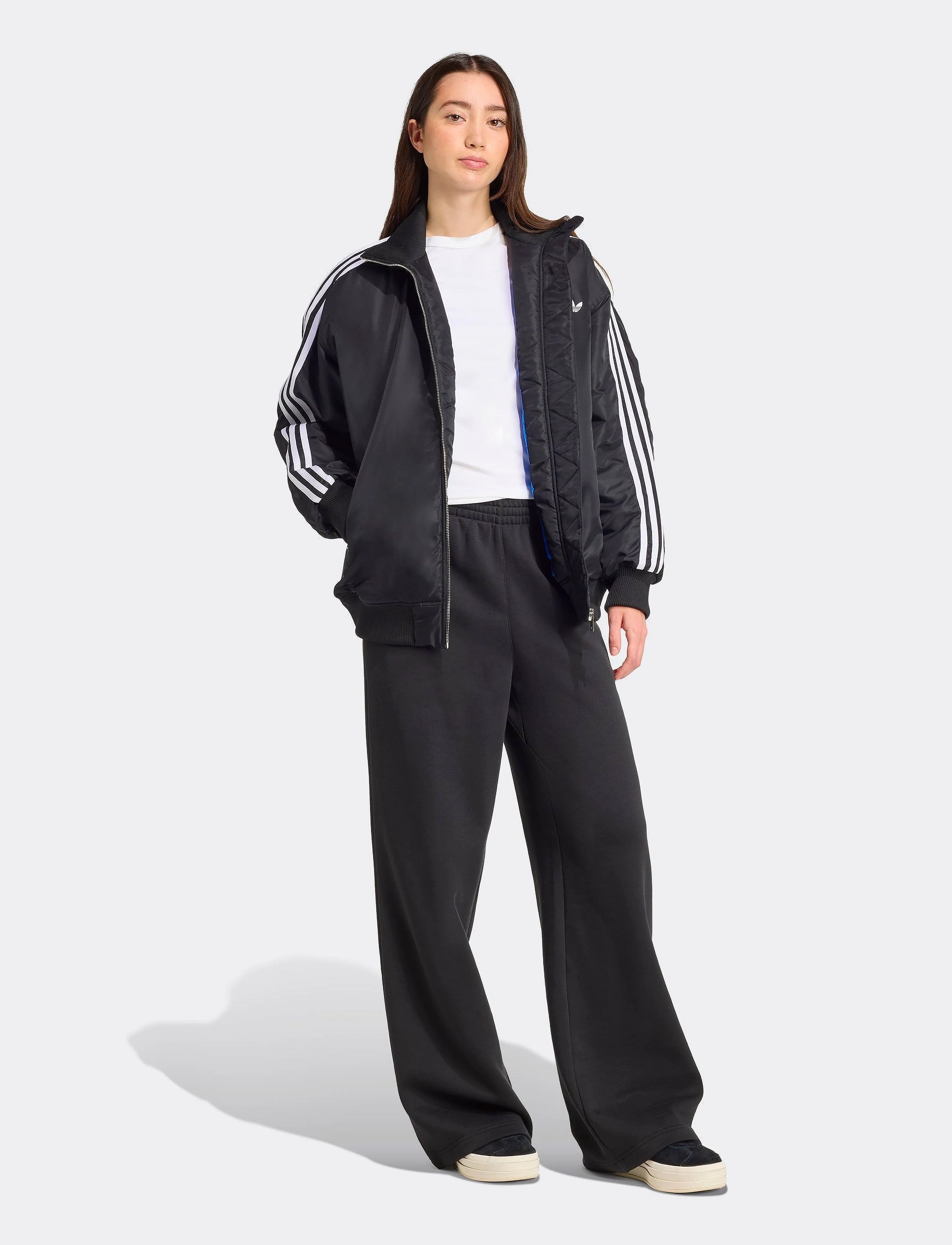 adidas Originals Firebird Jacket, S, Black, Sport Jackets > Sport Padded Jackets, Dame