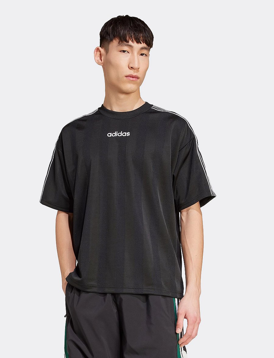 adidas Originals - 90s JRSY - stuttermarbolir - black - 0