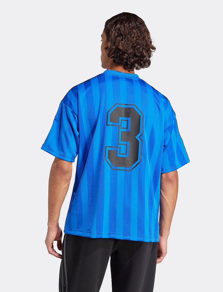 adidas Originals - 90s JRSY - t-shirts - blue - 2