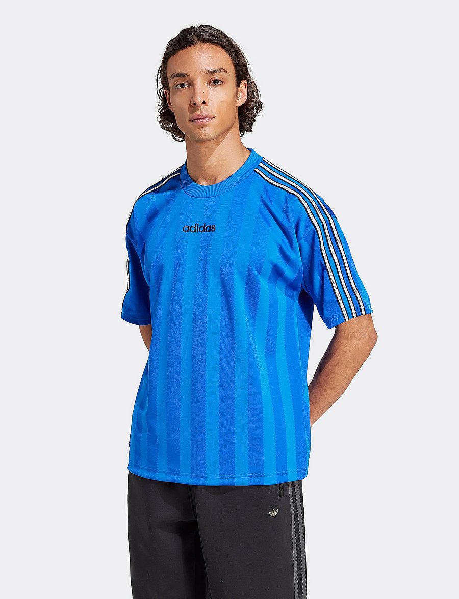 adidas Originals - 90s JRSY - t-shirts - blue - 4