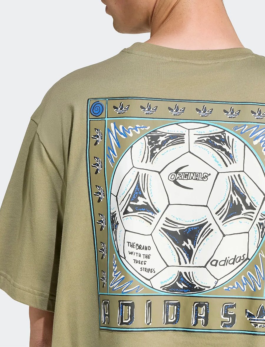 adidas Originals - GRAPHIC TEE - augšdaļas un t-krekli - orbgrn - 2