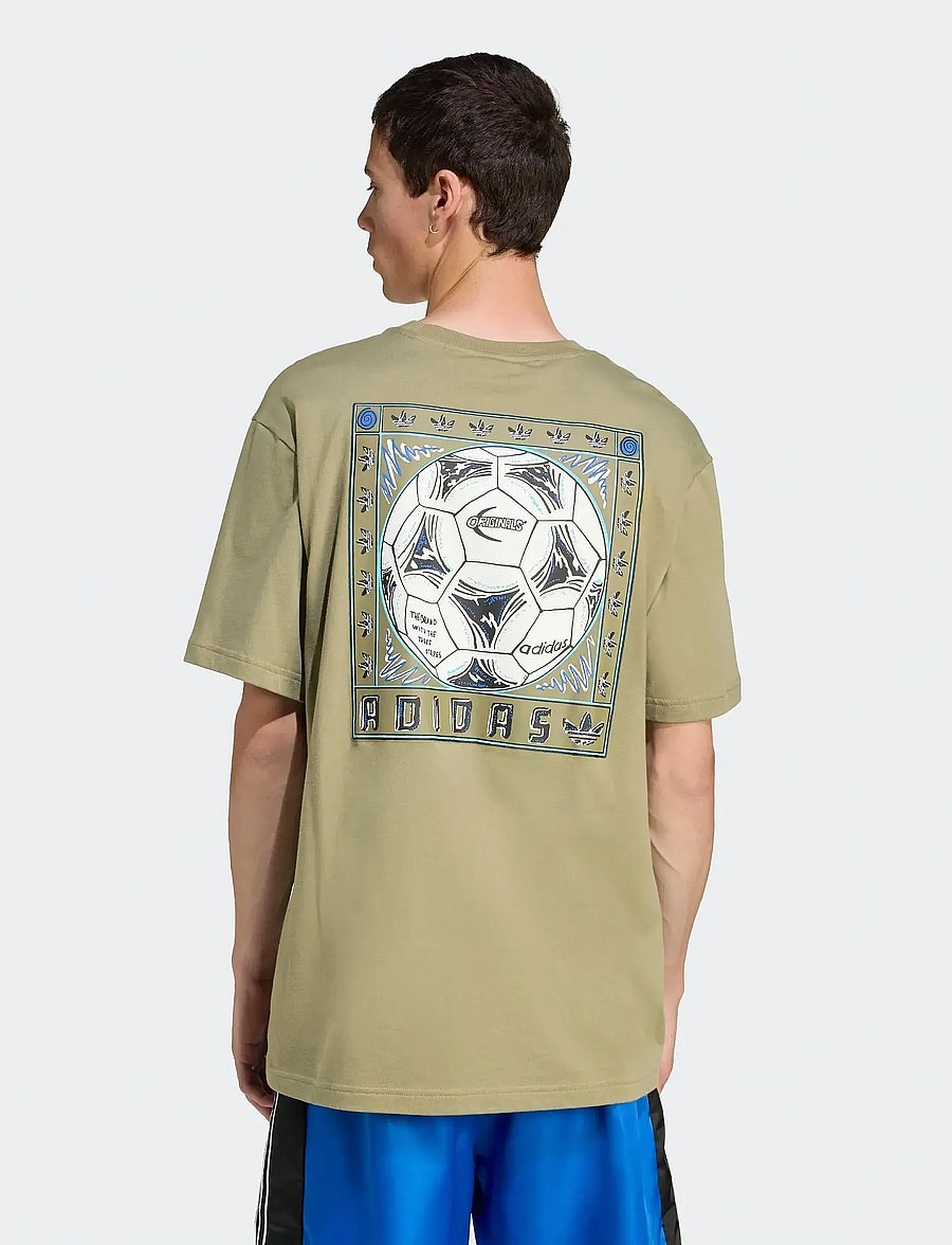 adidas Originals - GRAPHIC TEE - augšdaļas un t-krekli - orbgrn - 4