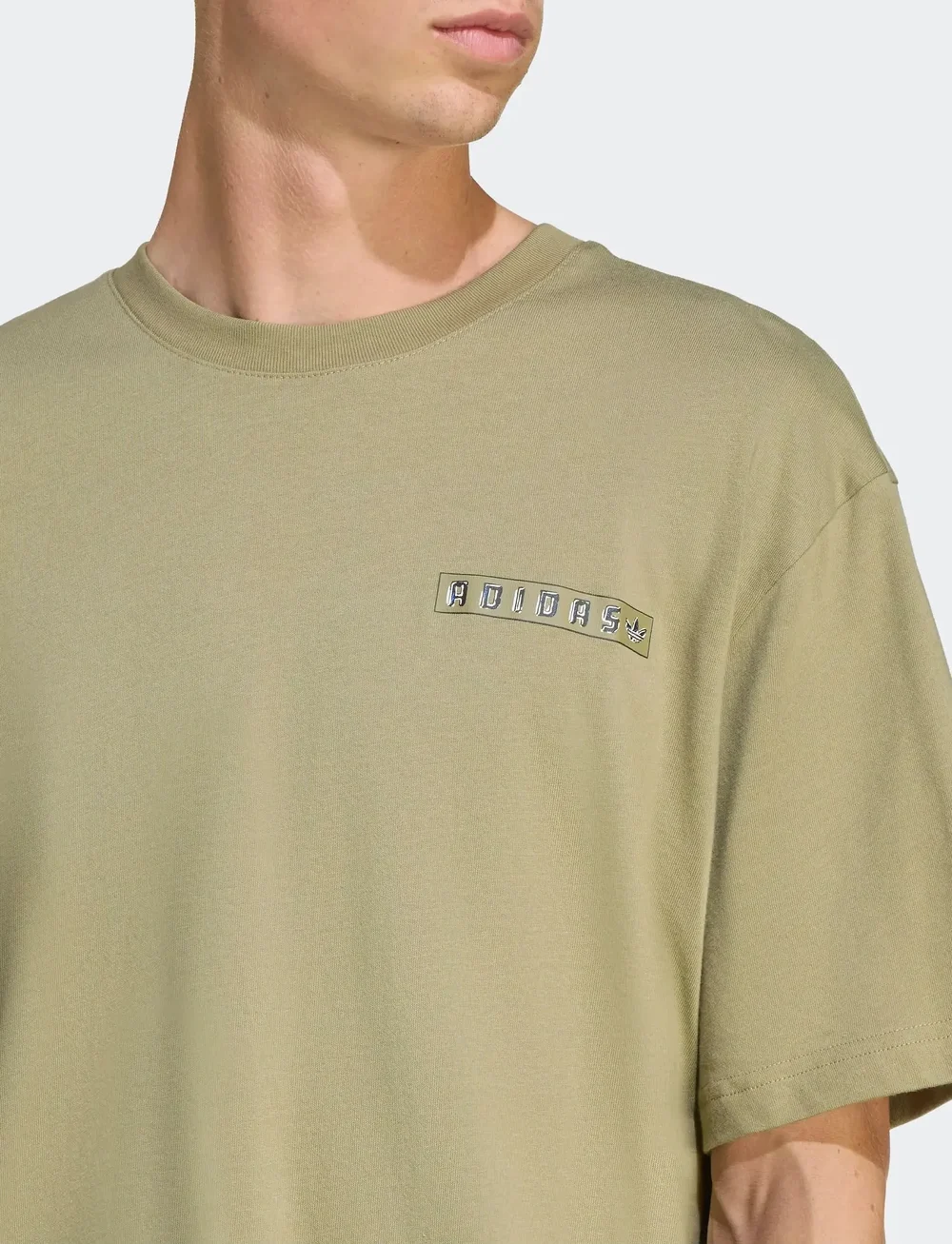 adidas Originals - GRAPHIC TEE - oberteile & t-shirts - orbgrn - 5