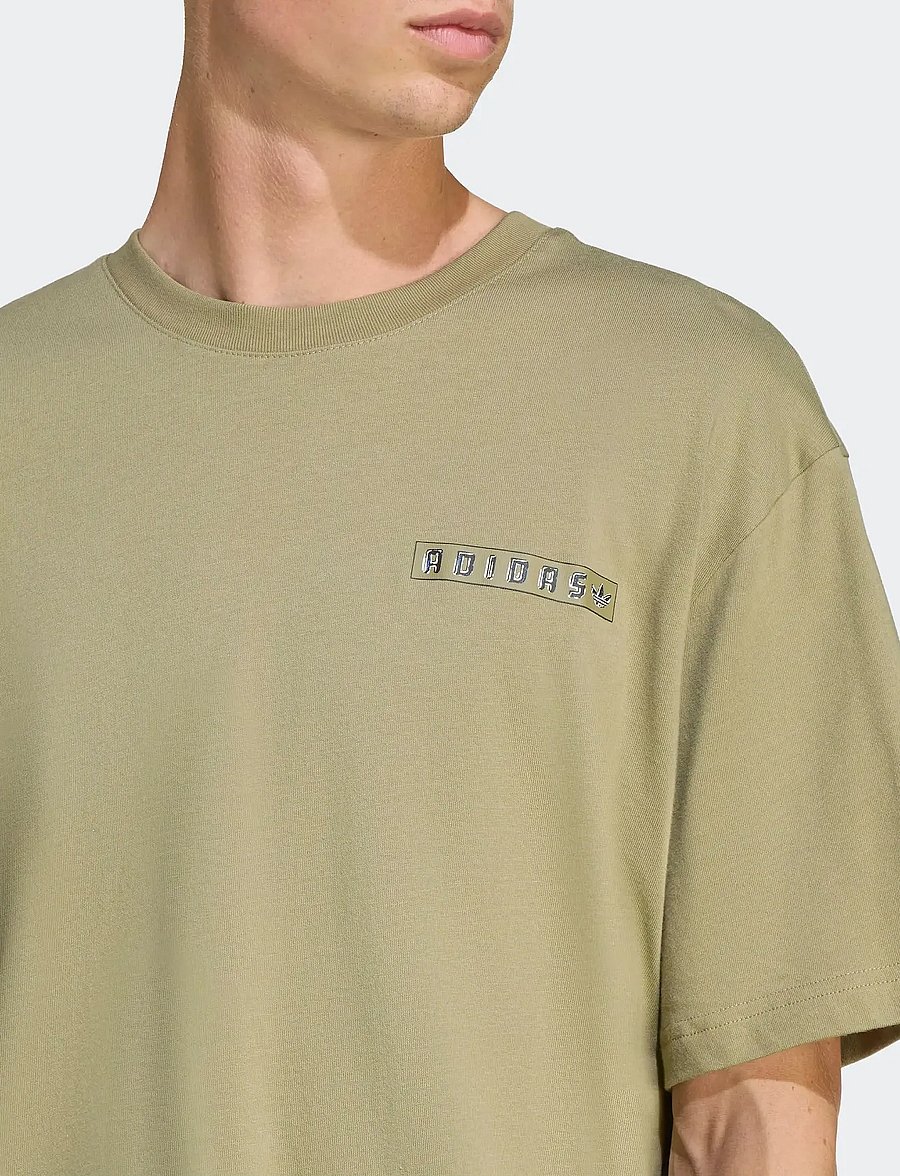 adidas Originals - GRAPHIC TEE - augšdaļas un t-krekli - orbgrn - 5