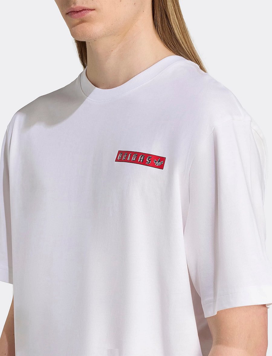 adidas Originals - GRAPHIC TEE - t-shirts - white - 2