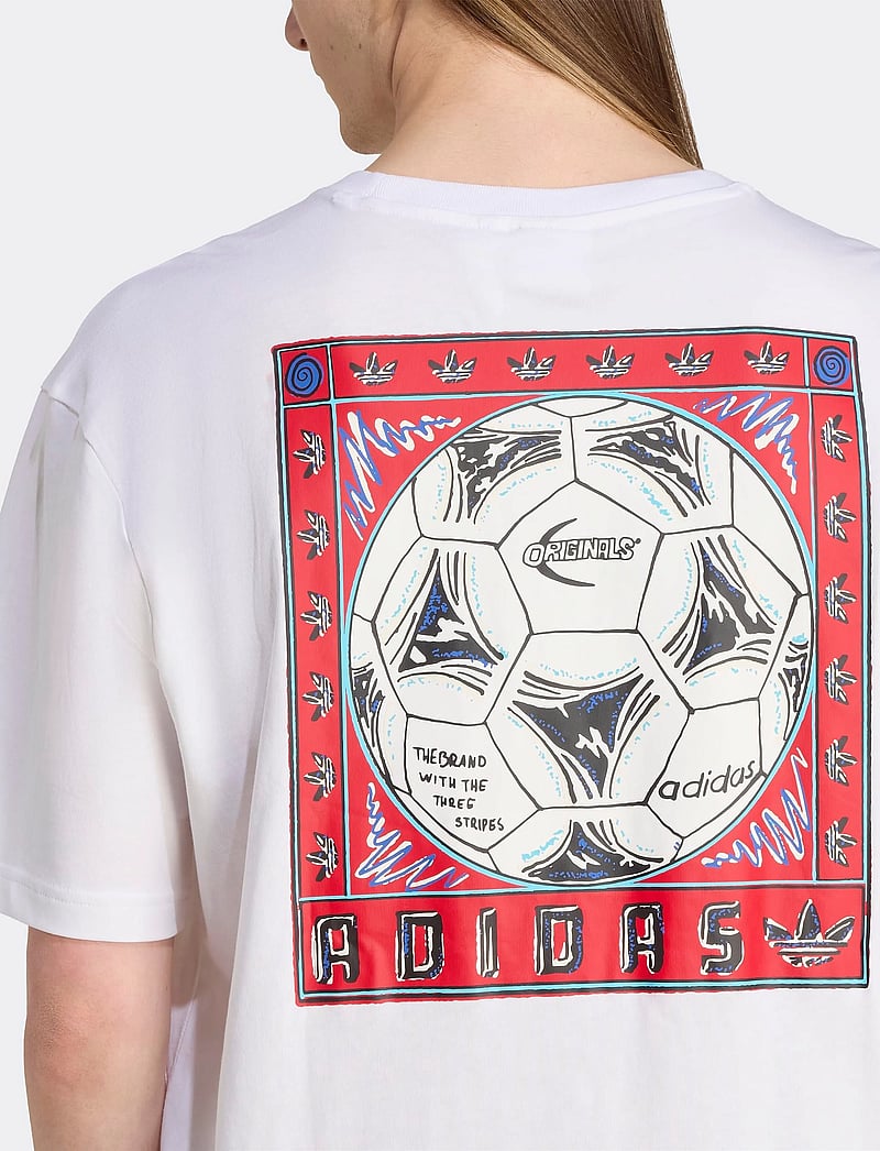 adidas Originals - GRAPHIC TEE - oberteile & t-shirts - white - 4