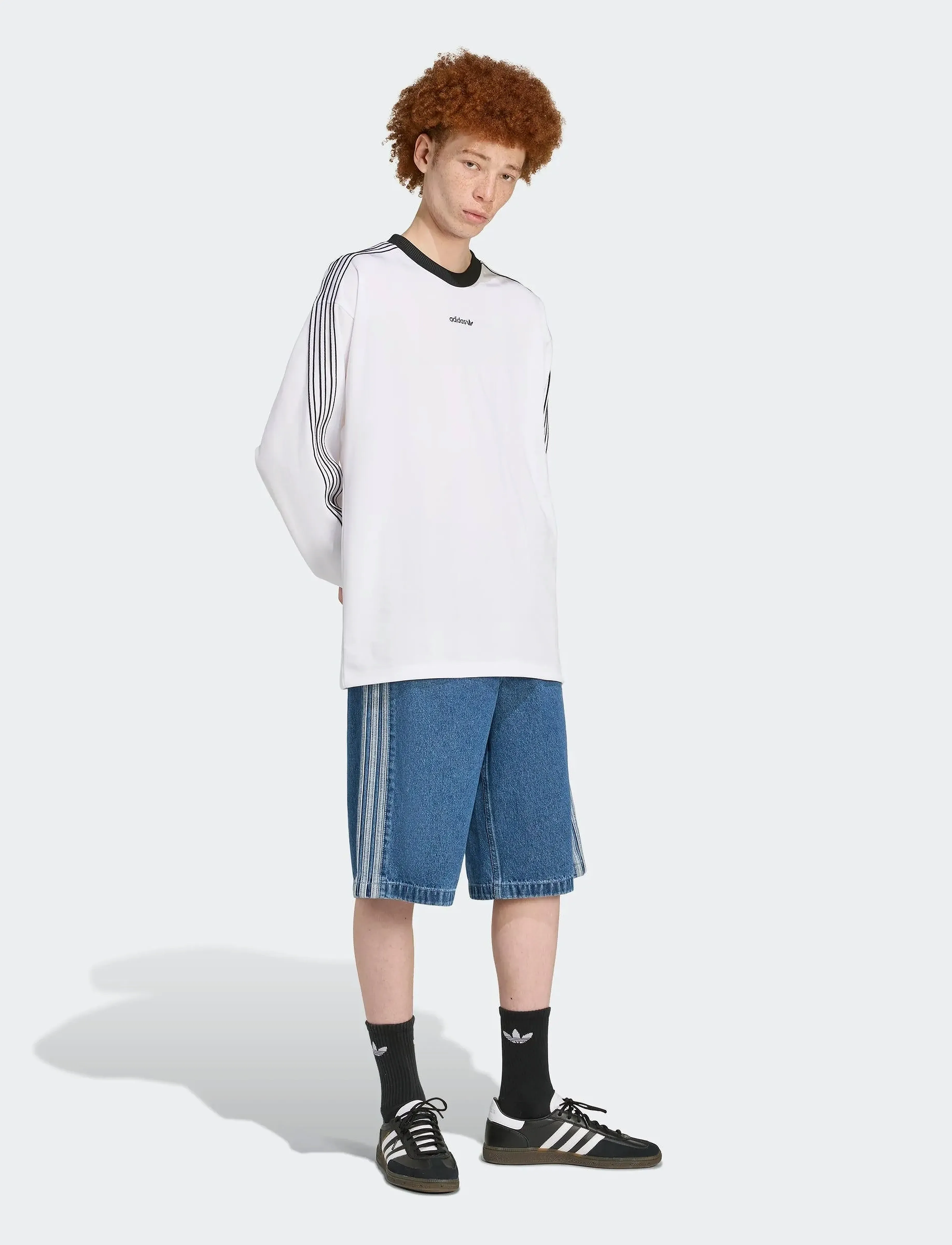 adidas Originals - JRSY - topi ar garām piedurknēm - white - 5