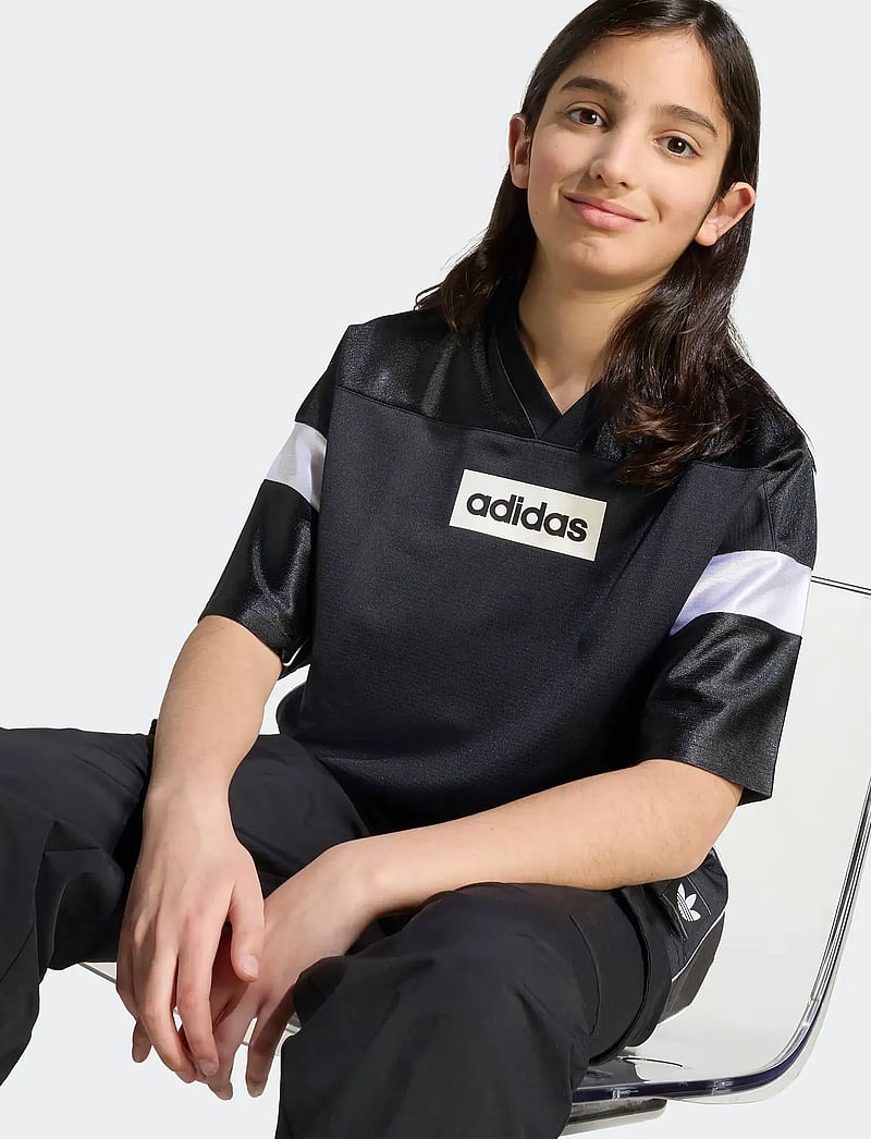 adidas Originals - JERSEY TEE - kortærmede t-shirts - black - 2