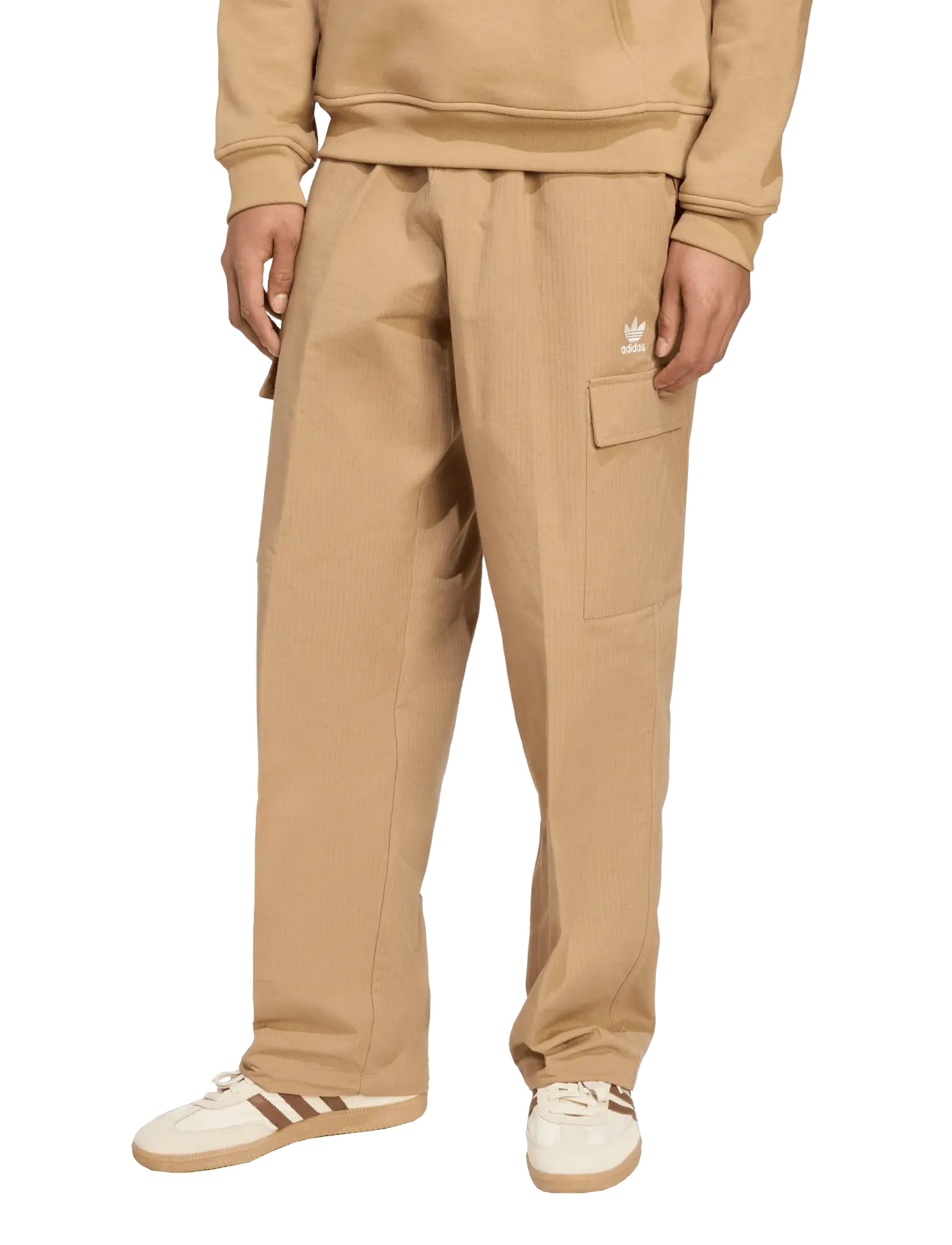 adidas Originals ESS C PANTS WV - Osta tyylin mukaan - CARDBO / beige