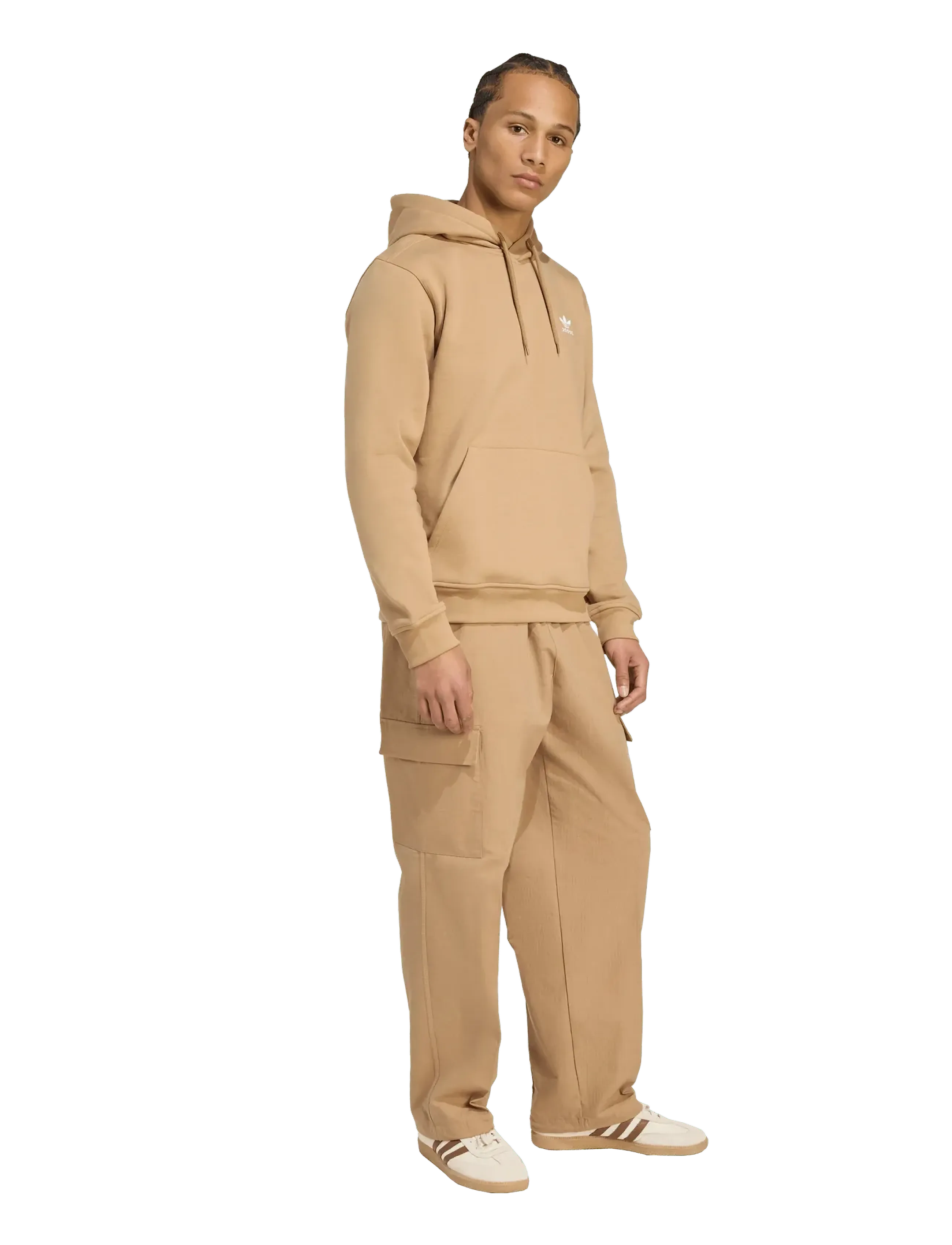 adidas Originals - ESS C PANTS WV - vabaajapüksid - cardbo - 5