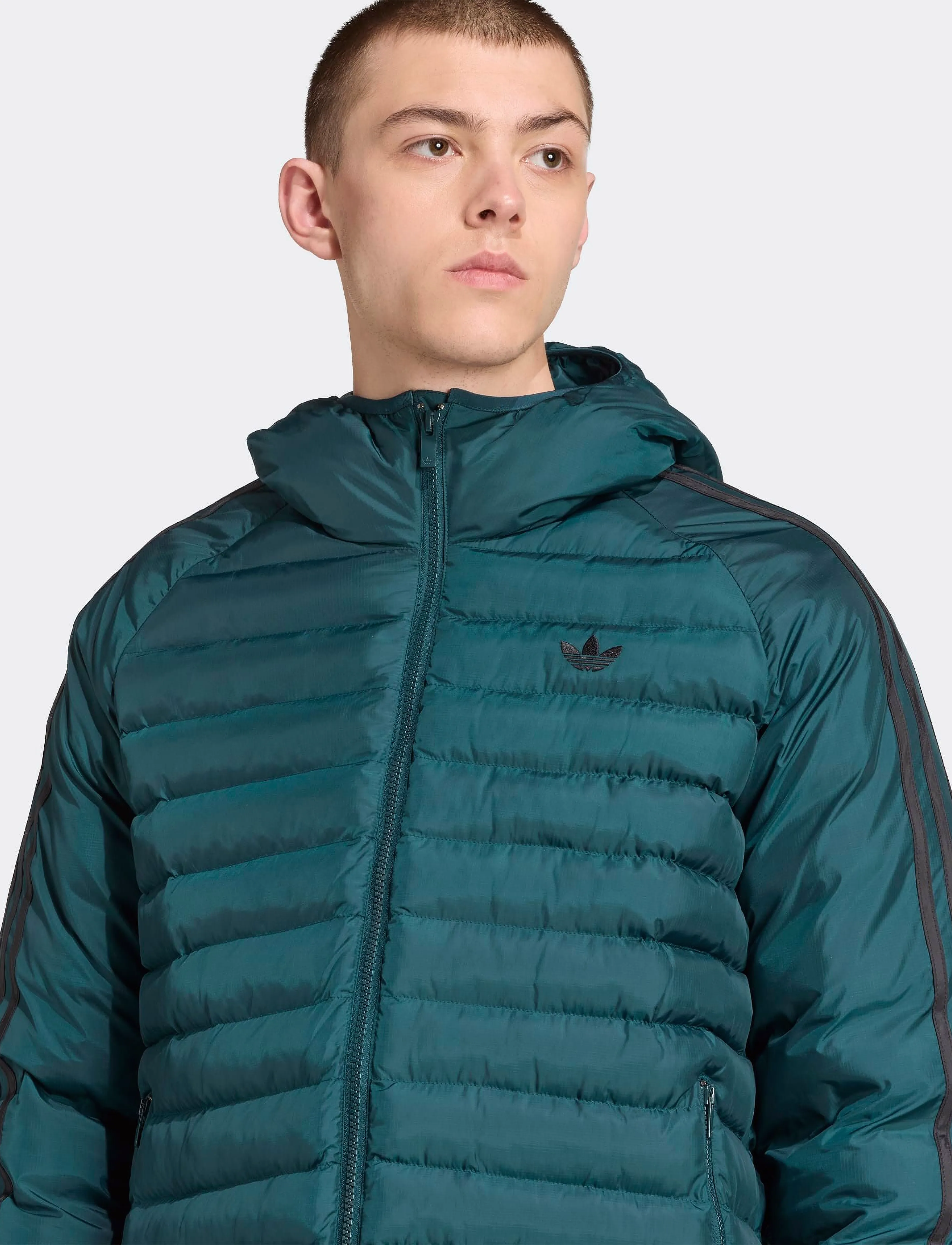 adidas Originals - PAD HOODED JKT - dunjakker - aurivy - 3