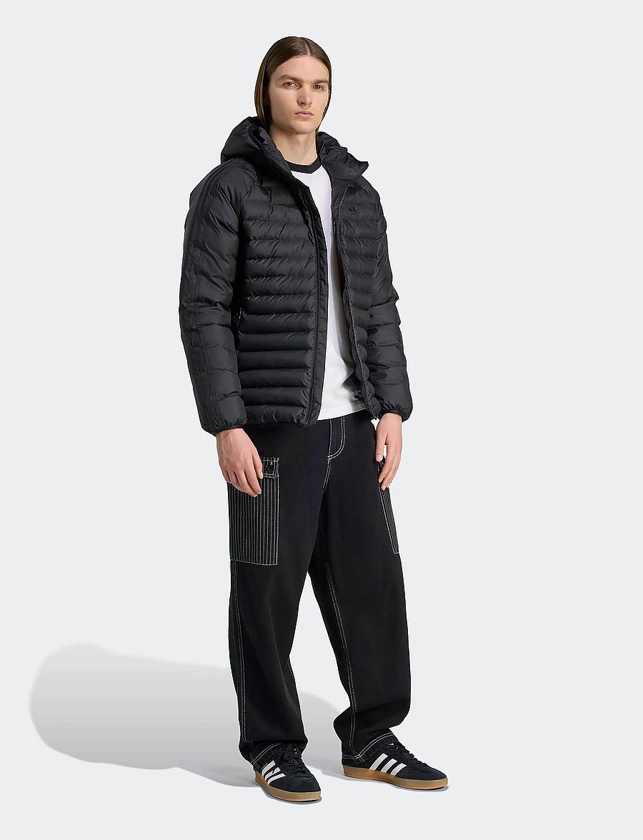 adidas Originals - PAD HOODED JKT - daunenjacken - black/black/black/bla - 0