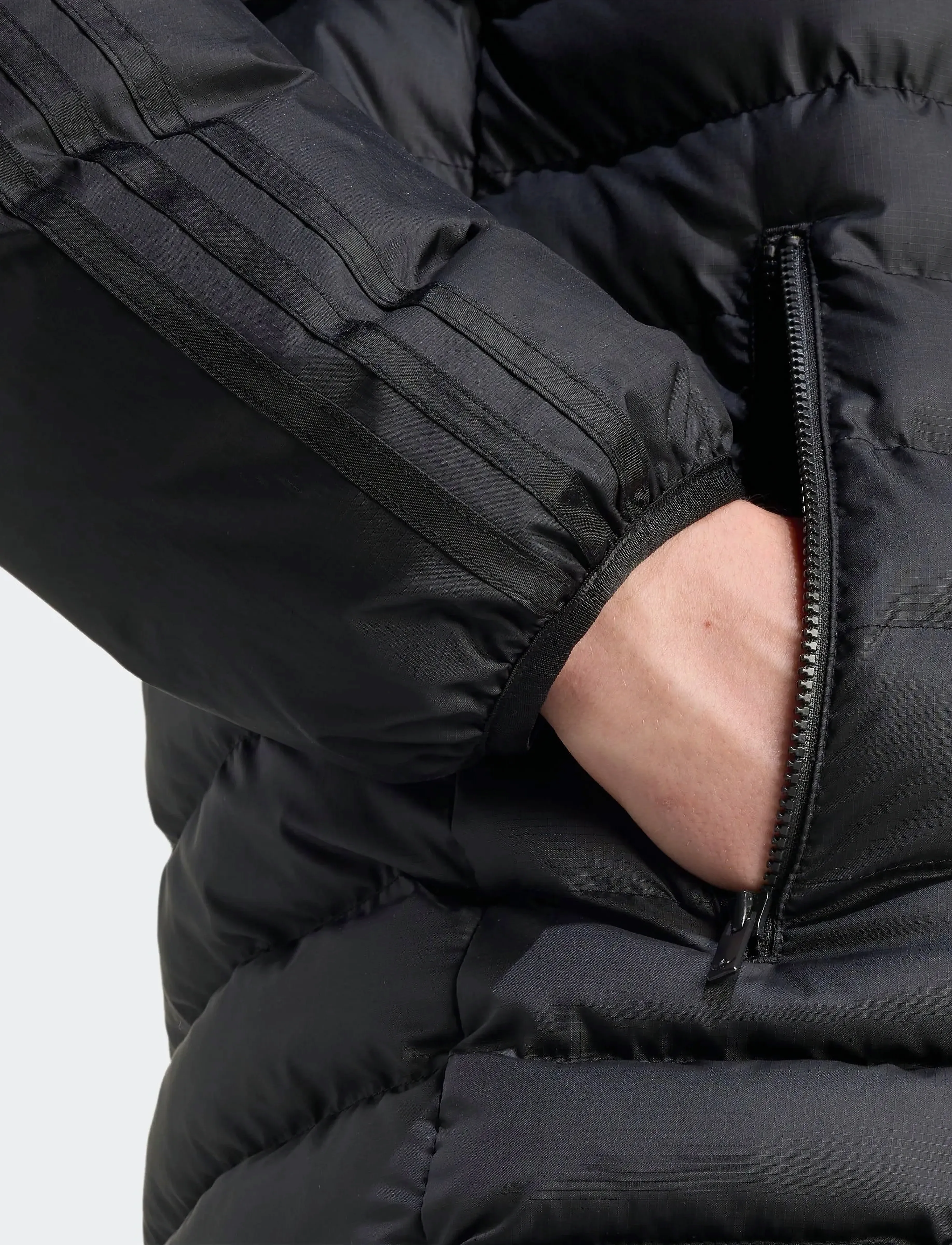 adidas Originals - PAD HOODED JKT - daunenjacken - black/black/black/bla - 3