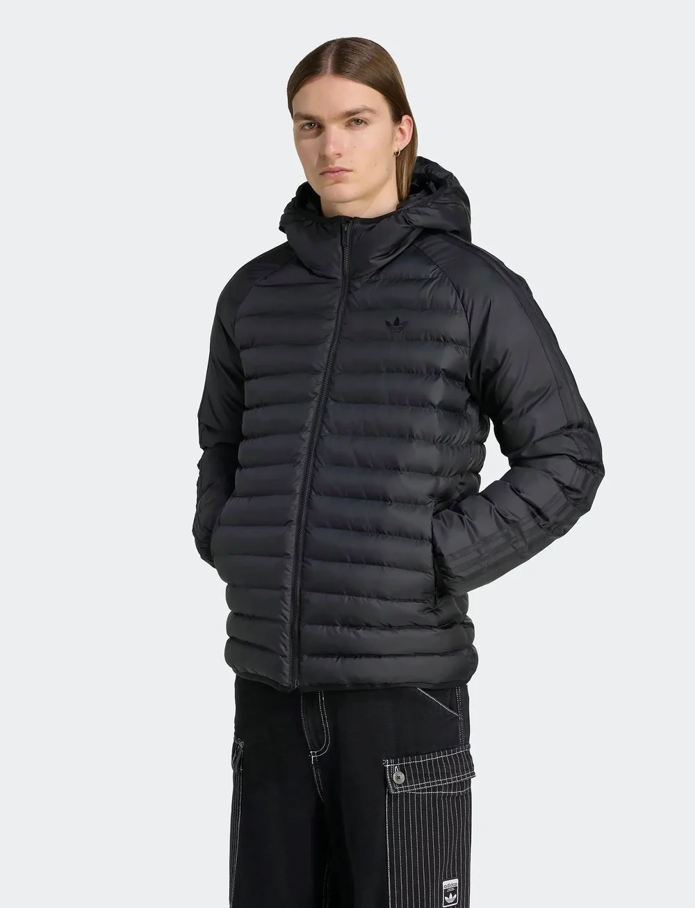 adidas Originals - PAD HOODED JKT - winterjacken - black/black/black/bla - 5