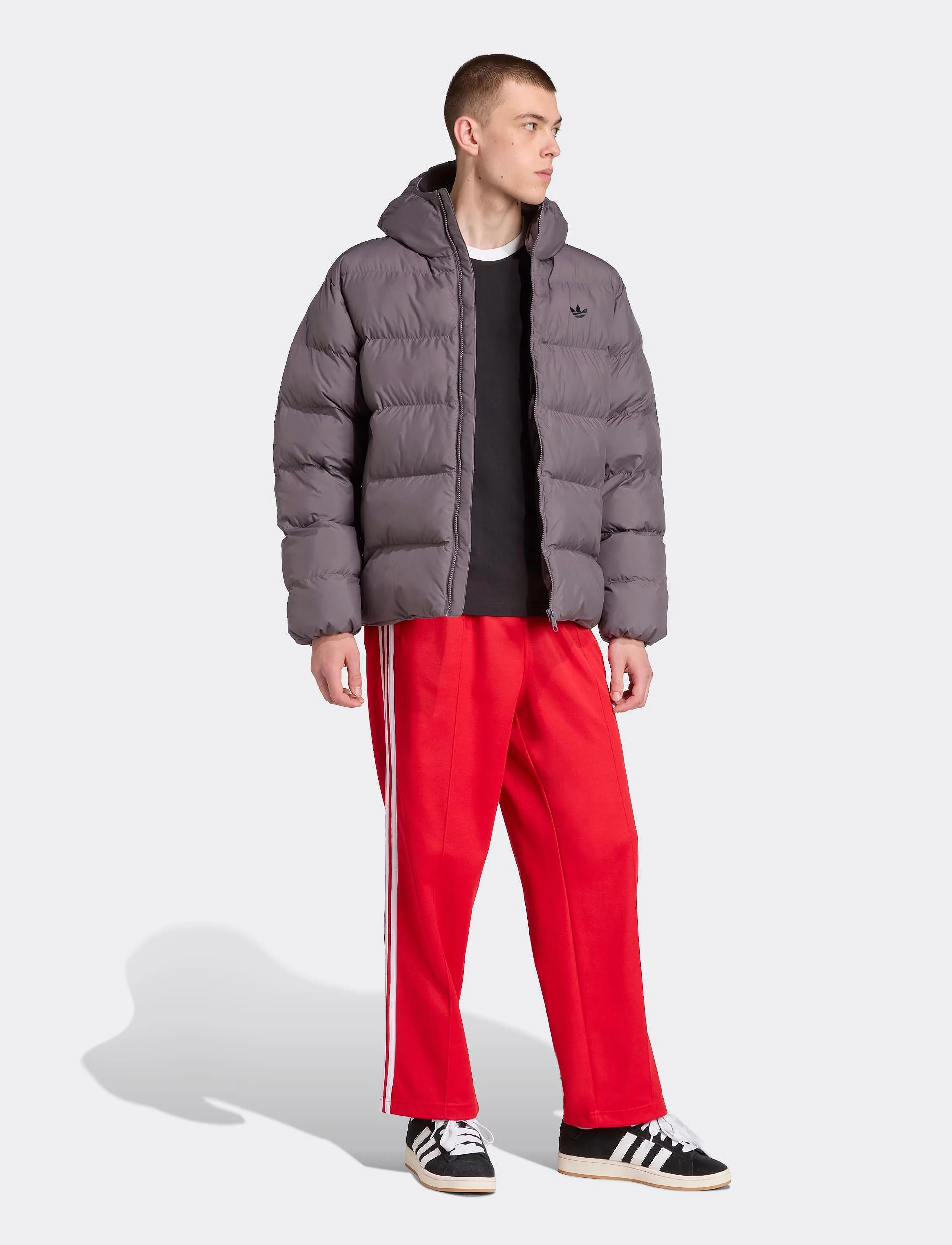 adidas Originals Commercial Puff, L, Grau, Männerswear