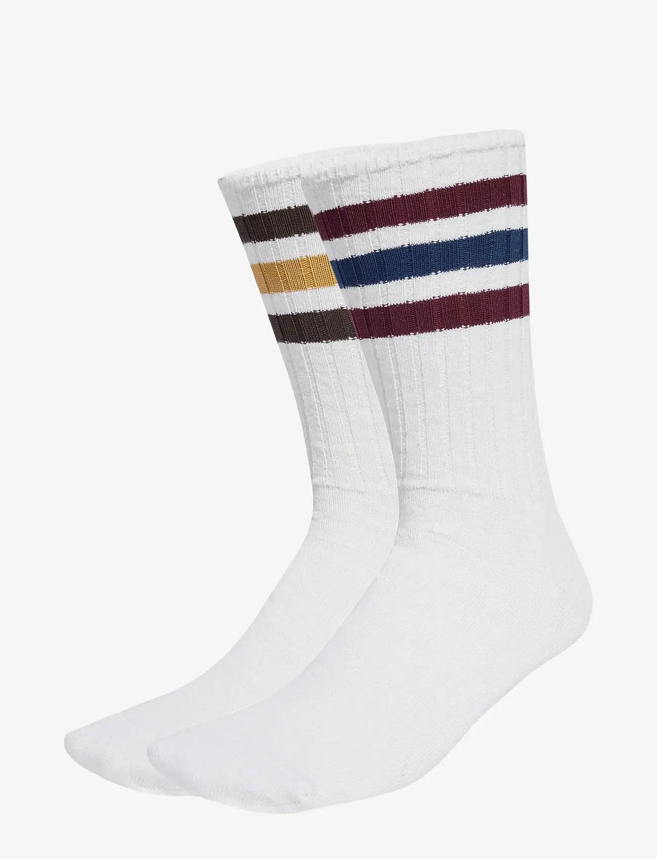 adidas Originals - 3S RIB CR S 2P - träningsstrumpor - white/maroon - 0