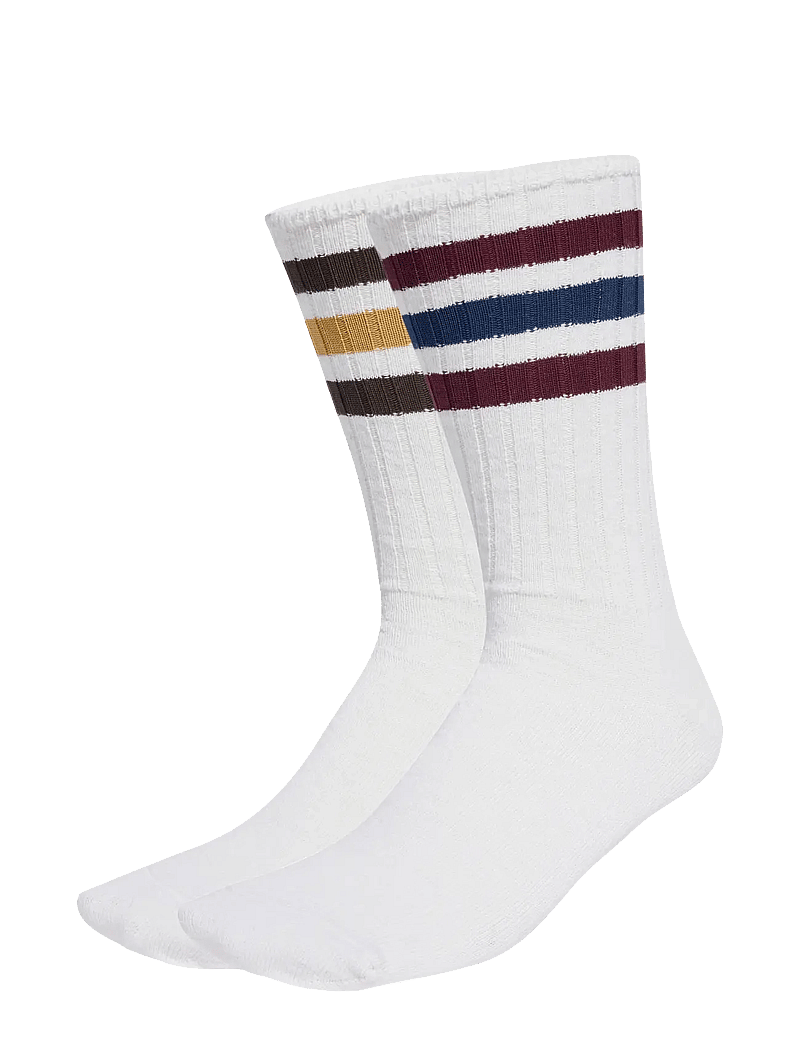 adidas Originals - 3S RIB CR S 2P - träningsstrumpor - white/maroon - 0