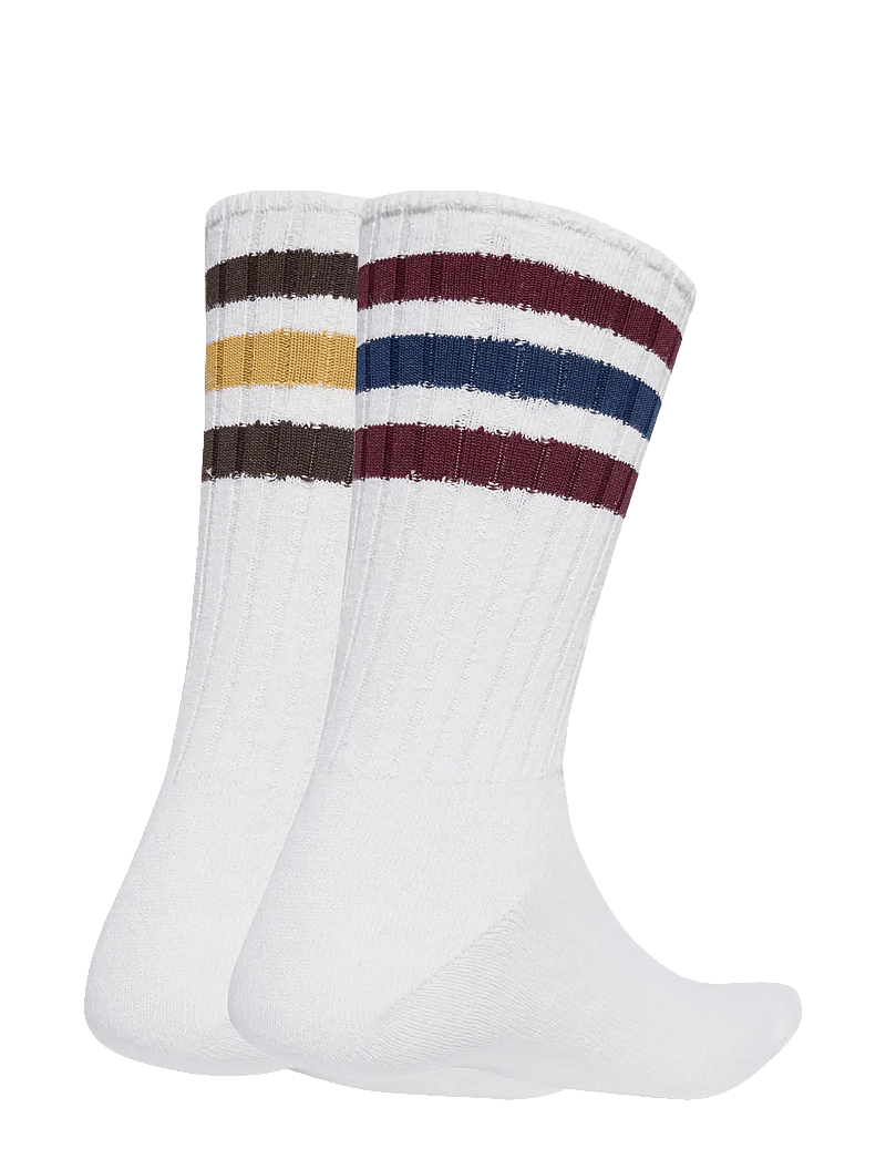 adidas Originals - 3S RIB CR S 2P - träningsstrumpor - white/maroon - 1