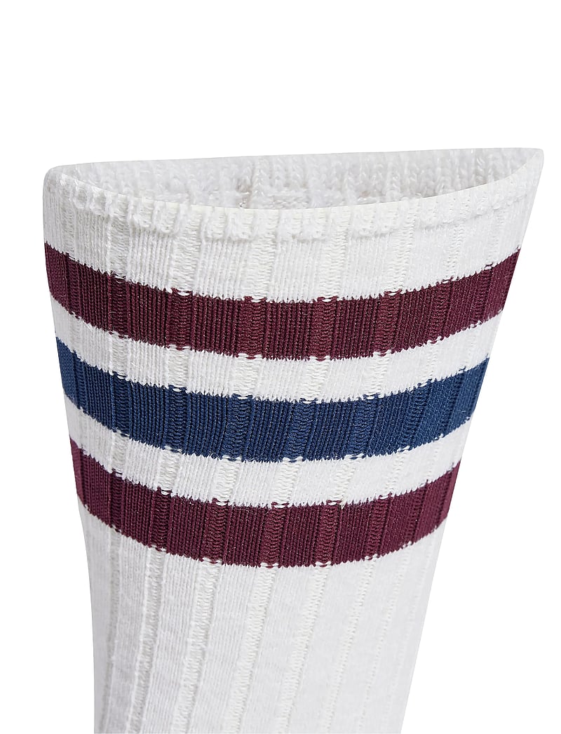 adidas Originals - 3S RIB CR S 2P - träningsstrumpor - white/maroon - 2