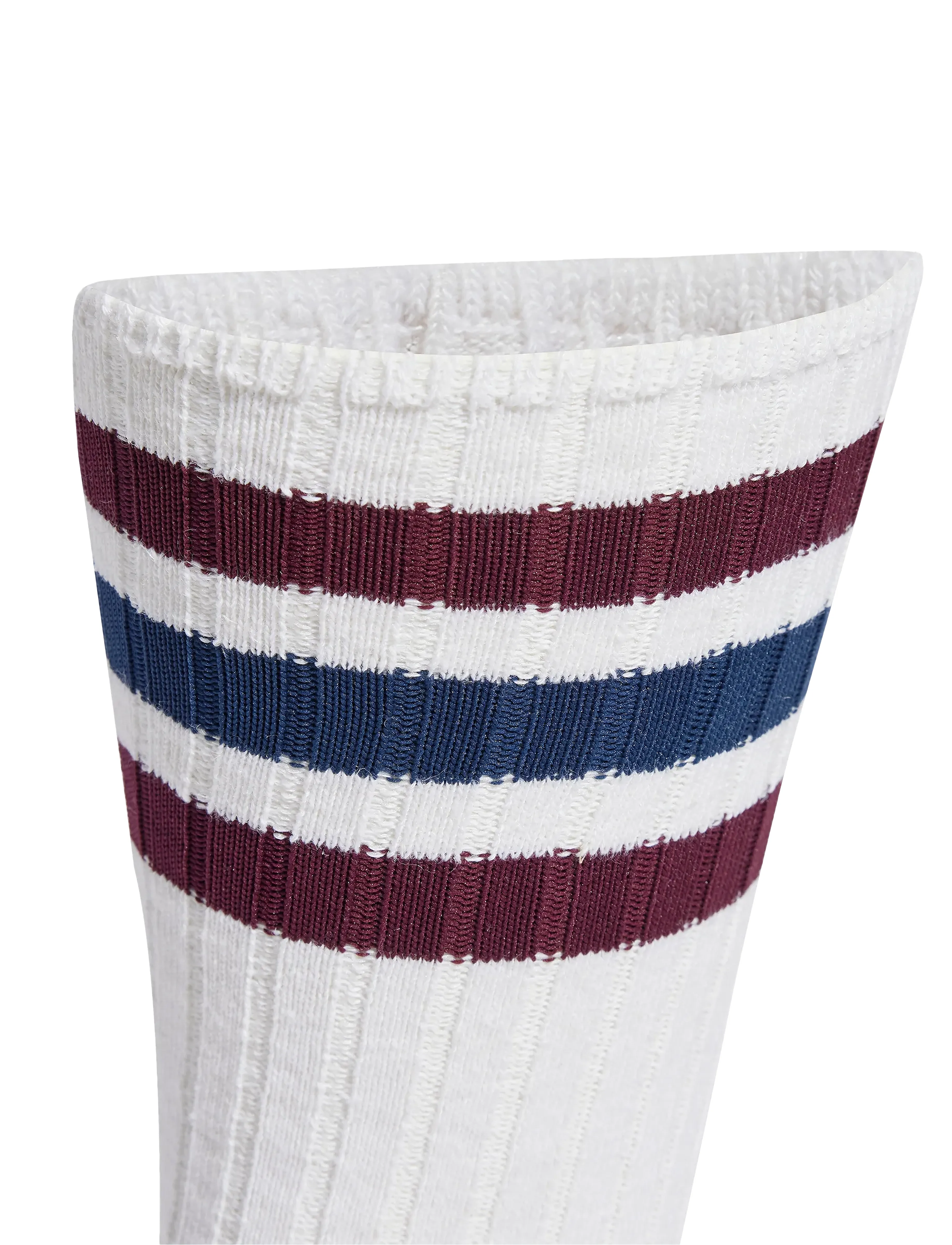 adidas Originals - 3S RIB CR S 2P - sportstrømper - white/maroon - 3