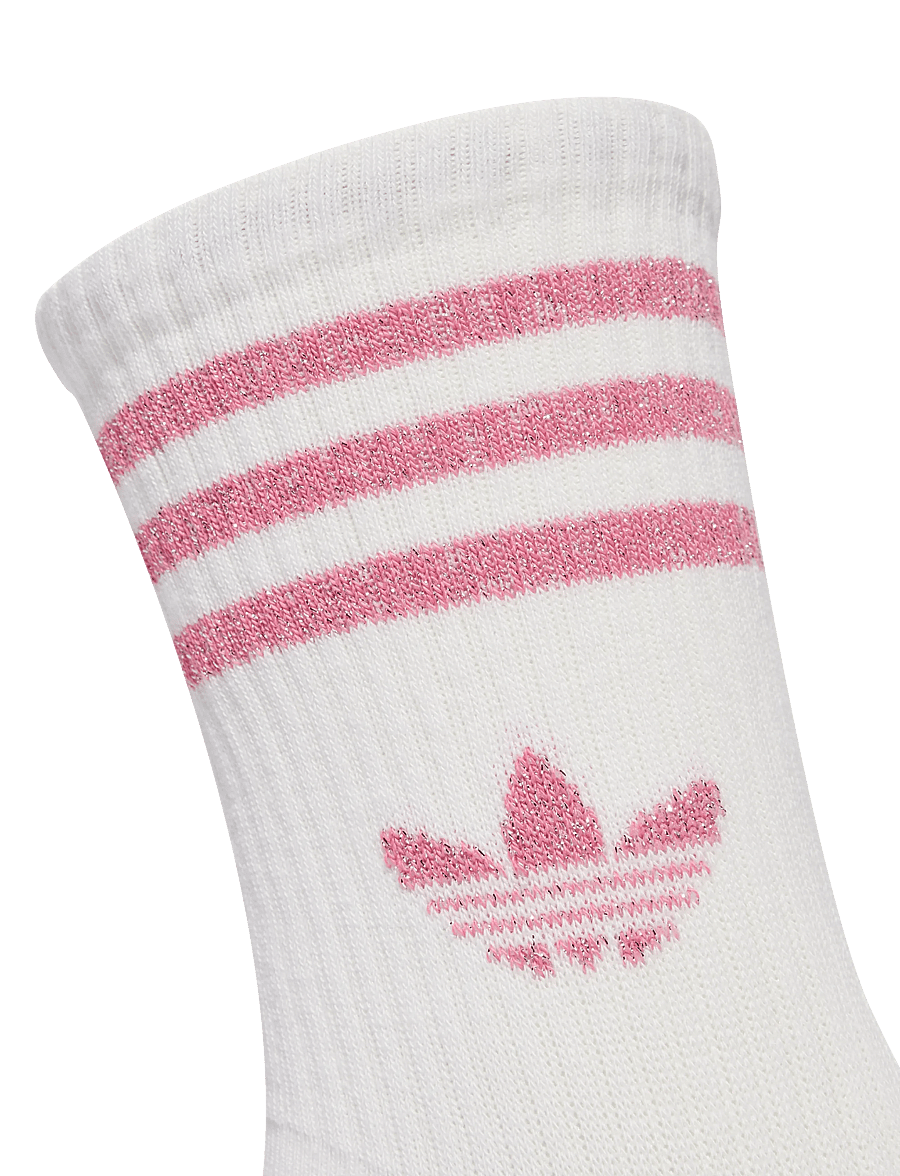 adidas Originals - 3S GLITTER CR 2 - träningsstrumpor - pnkfus/white - 2