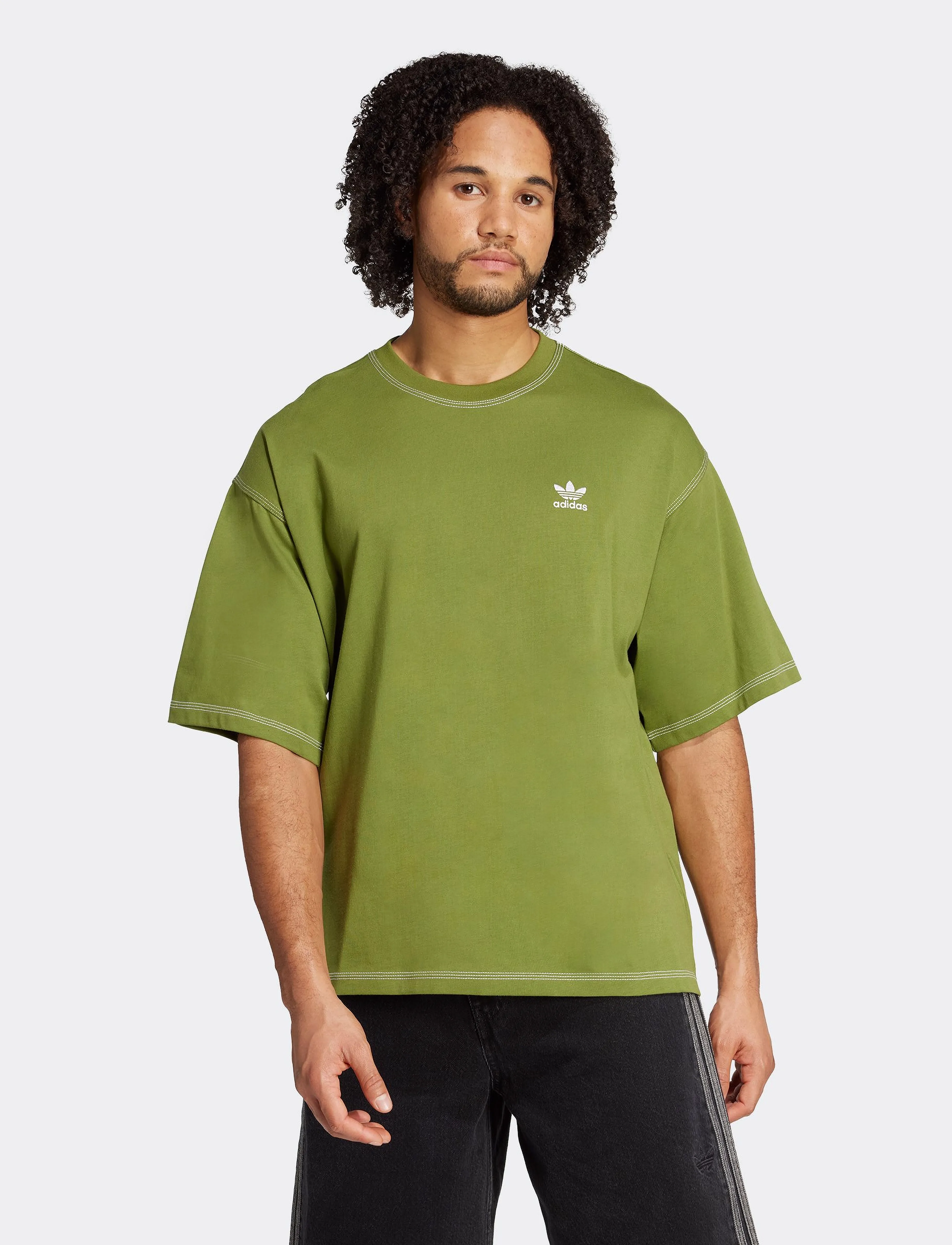 adidas Originals ESSENTIALS TEE - T-Shirts - TECOLI / green