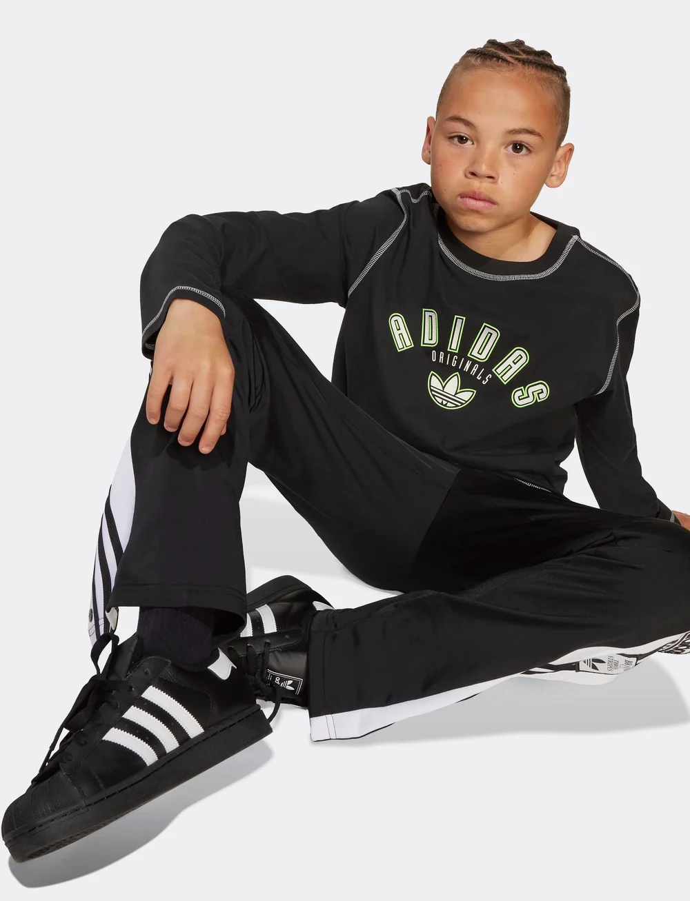 adidas Originals - LONGSLEEVE - langärmelig - black - 5