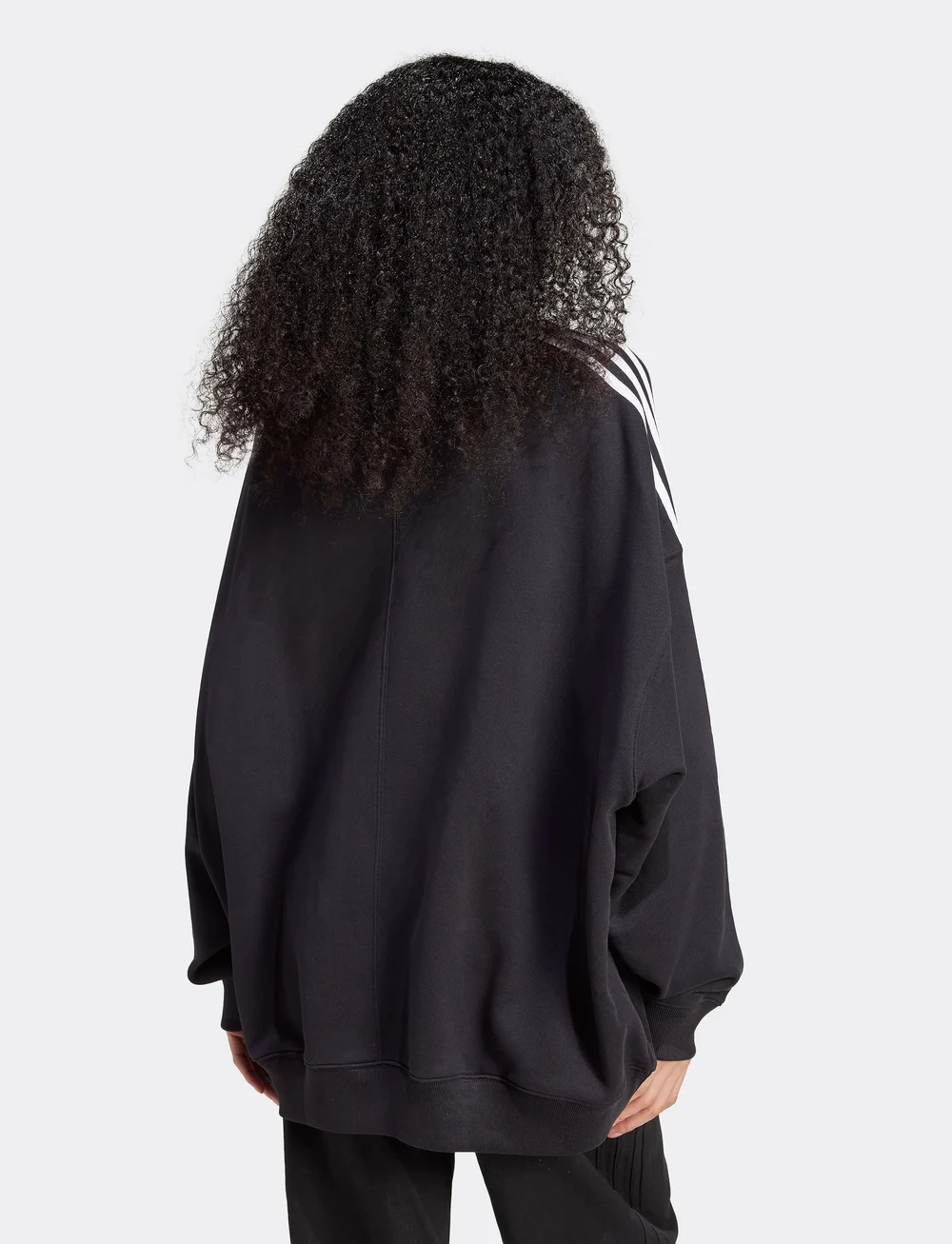 adidas Originals - 3S OS CREW - tops - black/white - 3