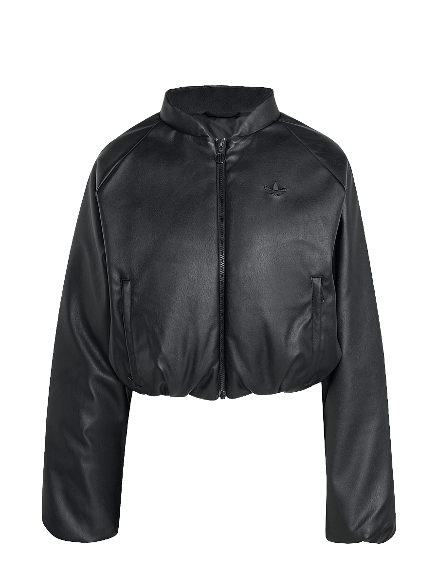 adidas Originals - PLEATHER BOMBER - outdoor jacken - black - 1