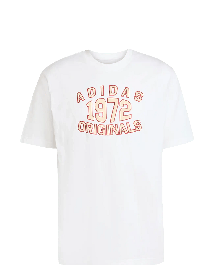adidas Originals - GRAPHIC LO SS T - tops & t-shirts - white - 1