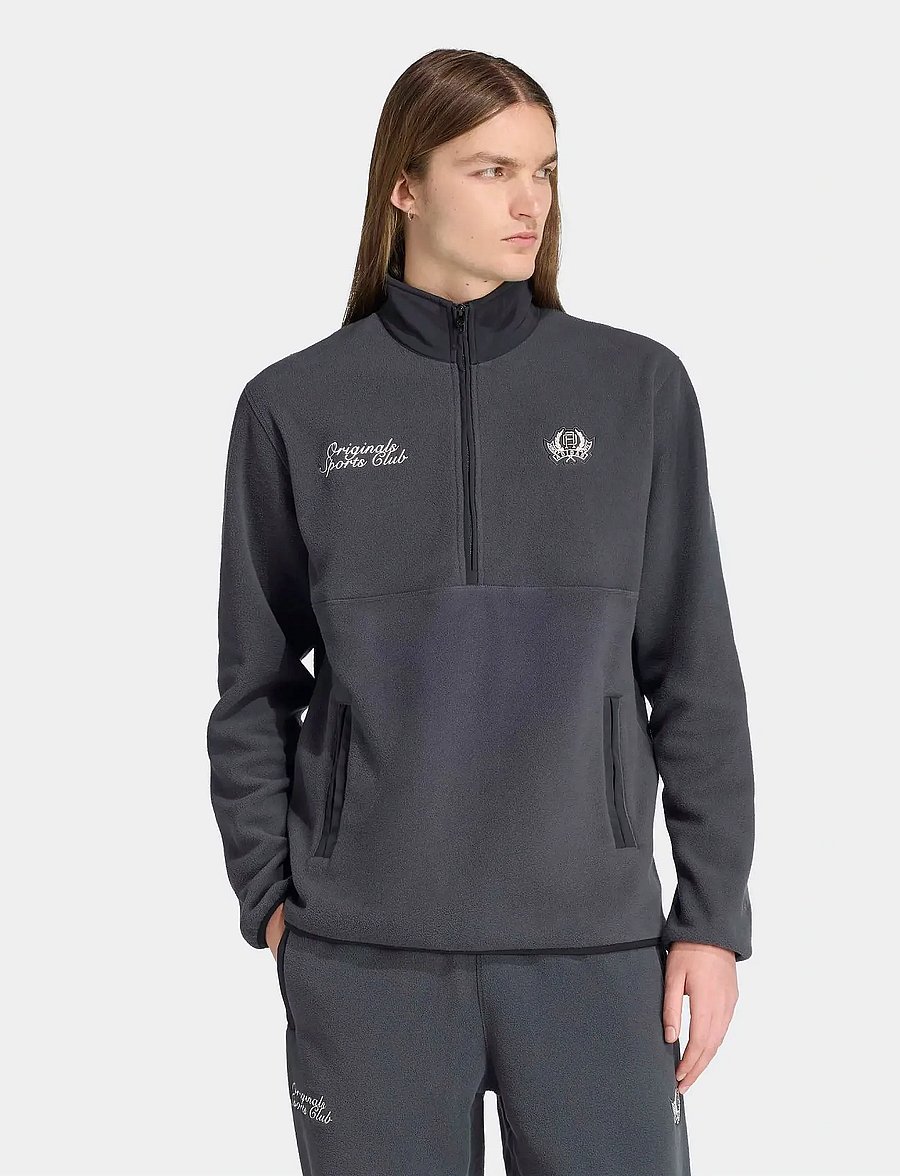 adidas Originals - GRAPHIC REG PF - flīss un vidējie slāņi - carbon - 2