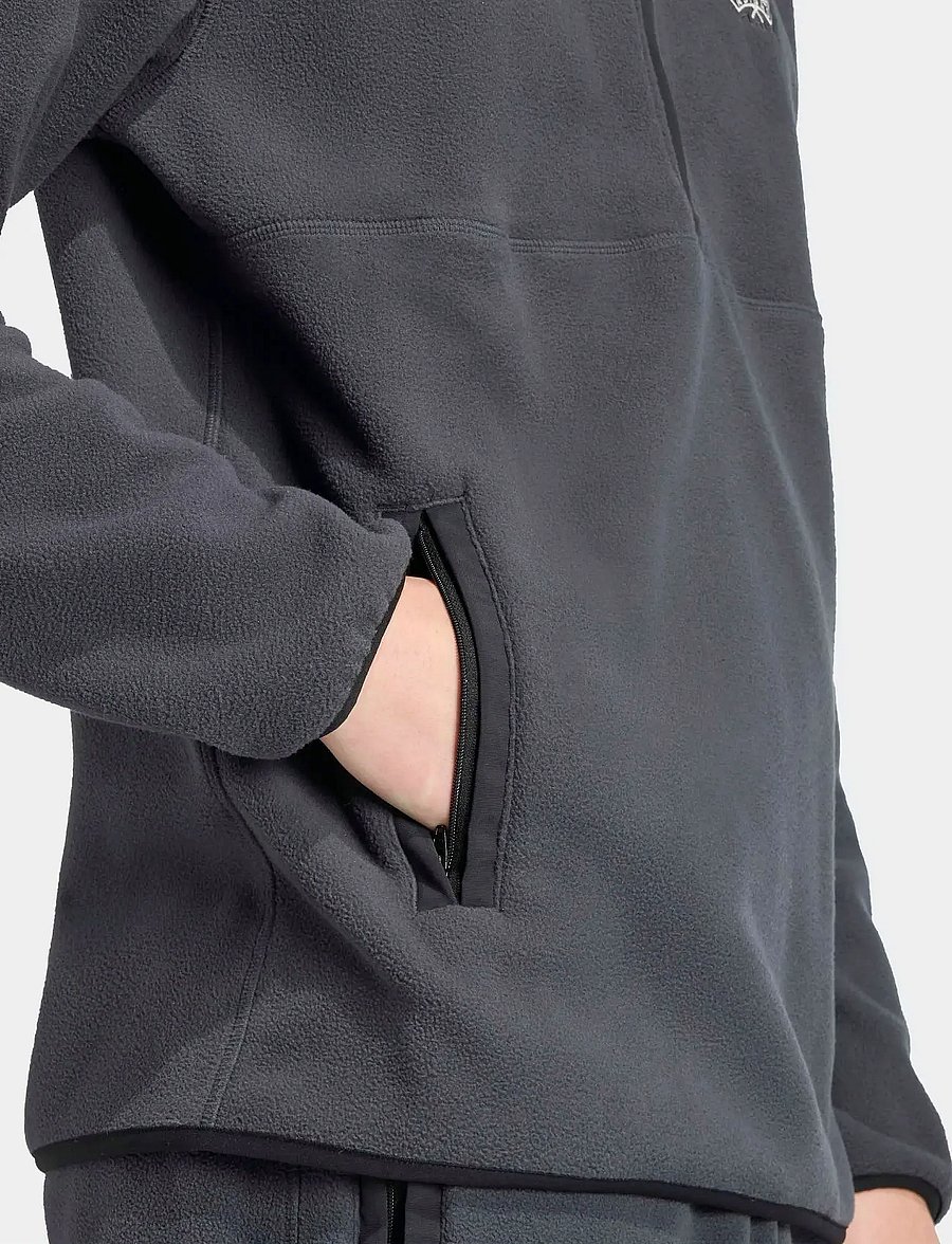 adidas Originals - GRAPHIC REG PF - flīss un vidējie slāņi - carbon - 3